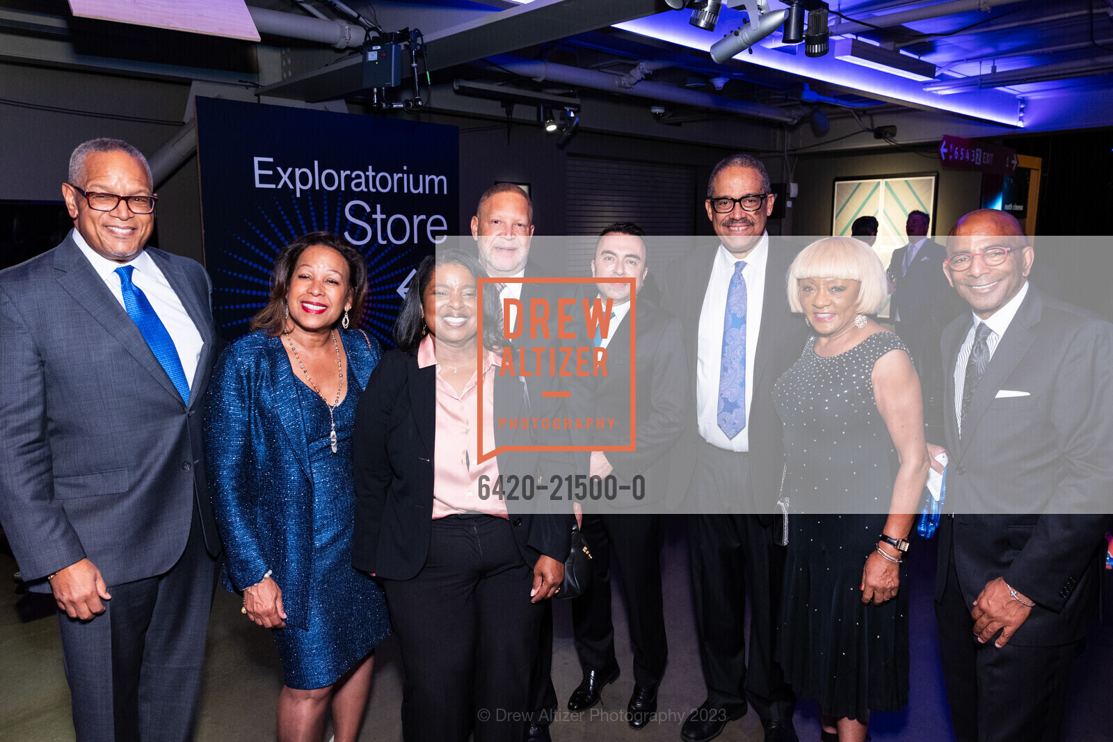 Timothy Alan Simon, Kimberly Brandon, Yvette Radford, Greg Adams, Bechara Choucair, Andre Campbell, Brenda Wright, Steve Bowdry, San Francisco Welcomes APEC 2023 Leaders at The Exploratorium, Exploratorium. Pier 15 Embarcadero at, Green St, San Francisco, CA 94111, November 15th, 2023, Photo #6420-21500-0 Timothy Alan Simon, Kimberly Brandon, Yvette Radford, Greg Adams, Bechara Choucair, Andre Campbell, Brenda Wright, Steve Bowdry, Photo #6420-21500-0
