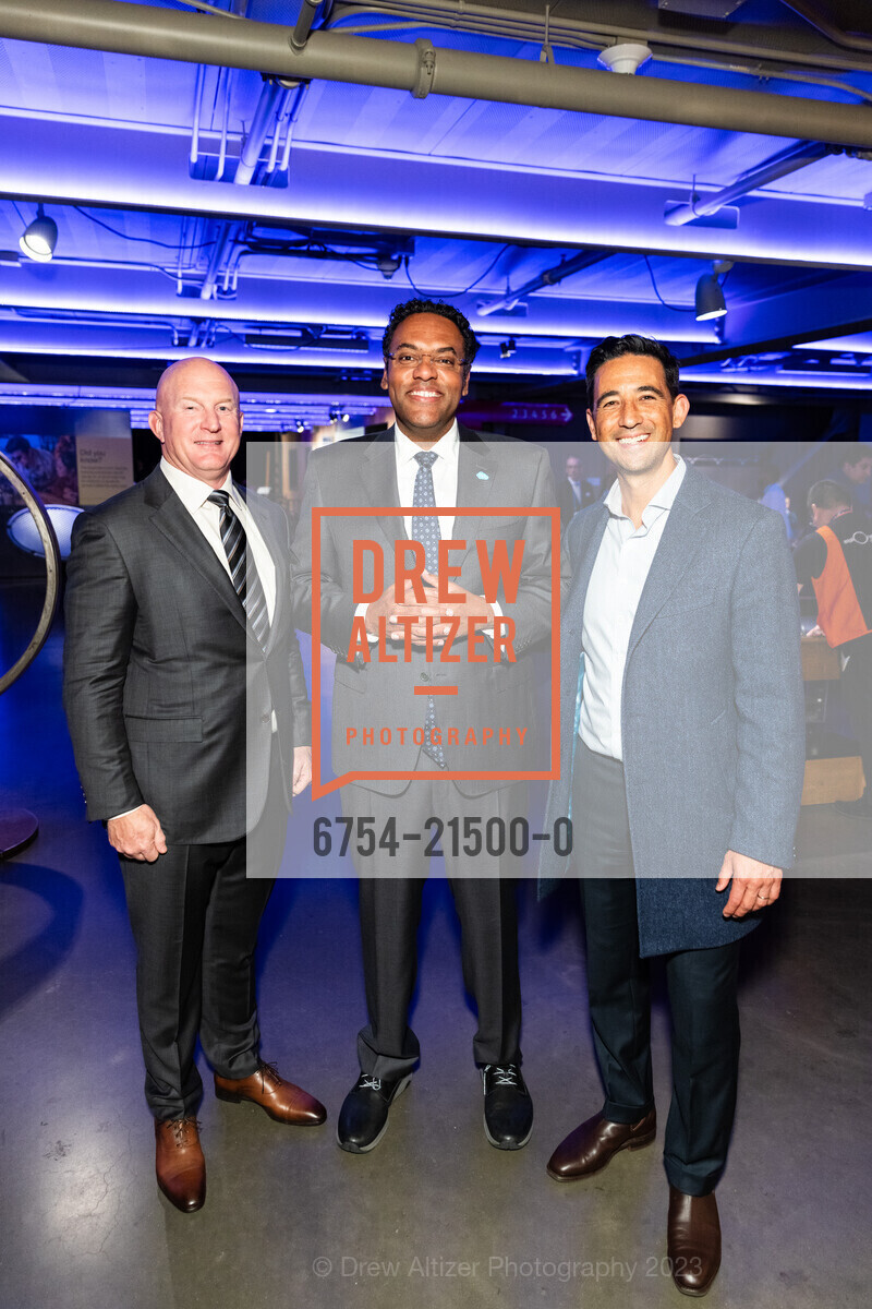 Dean Roberson, Sabastian Niles, Kendall Collins, San Francisco Welcomes APEC 2023 Leaders at The Exploratorium, Exploratorium. Pier 15 Embarcadero at, Green St, San Francisco, CA 94111, November 15th, 2023, Photo #6754-21500-0 Dean Roberson, Sabastian Niles, Kendall Collins, Photo #6754-21500-0