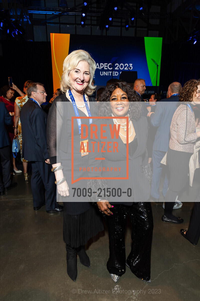 AnneMarie Conroy, Carolyn Tyler, San Francisco Welcomes APEC 2023 Leaders at The Exploratorium, Exploratorium. Pier 15 Embarcadero at, Green St, San Francisco, CA 94111, November 15th, 2023, Photo #7009-21500-0 AnneMarie Conroy, Carolyn Tyler, Photo #7009-21500-0