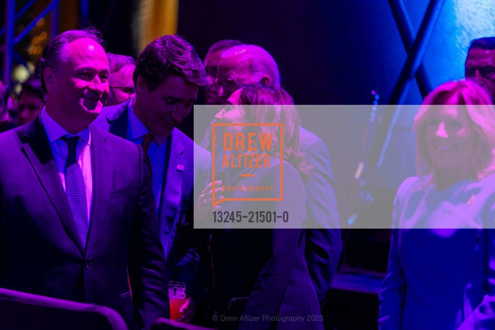 Doug Emhoff, Justin Trudeau, Kamala Harris, Jill Biden, Gwen Stefani Performs at APEC 2023, Pier 17. Pier 17, San Francisco, California, November 15th, 2023, Photo #13245-21501-0 Doug Emhoff, Justin Trudeau, Kamala Harris, Jill Biden, Photo #13245-21501-0