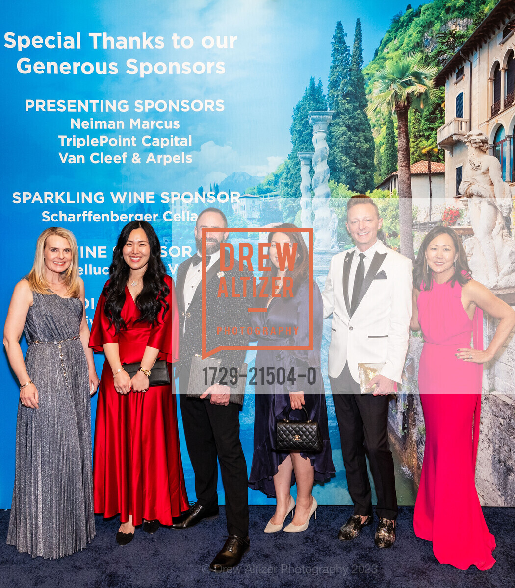 Jane Mudge, Julie Park, Alexandre Bezborodko, Alice Liu, Jason Krepa, Celeste Lee-Bobroff, San Francisco Opera Guild Evening on The Stage, War Memorial Opera House. 301 Van Ness Ave, SF, CA 94102 US, November 28th, 2023, Photo #1729-21504-0 Jane Mudge, Julie Park, Alexandre Bezborodko, Alice Liu, Jason Krepa, Celeste Lee-Bobroff, Photo #1729-21504-0
