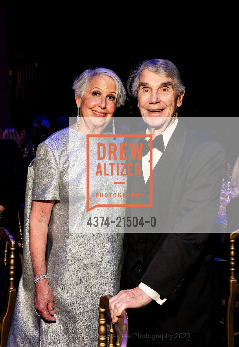 Karen Kubin, Paul Renne, San Francisco Opera Guild Evening on The Stage, War Memorial Opera House. 301 Van Ness Ave, SF, CA 94102 US, November 28th, 2023, Photo #4374-21504-0 Karen Kubin, Paul Renne, Photo #4374-21504-0
