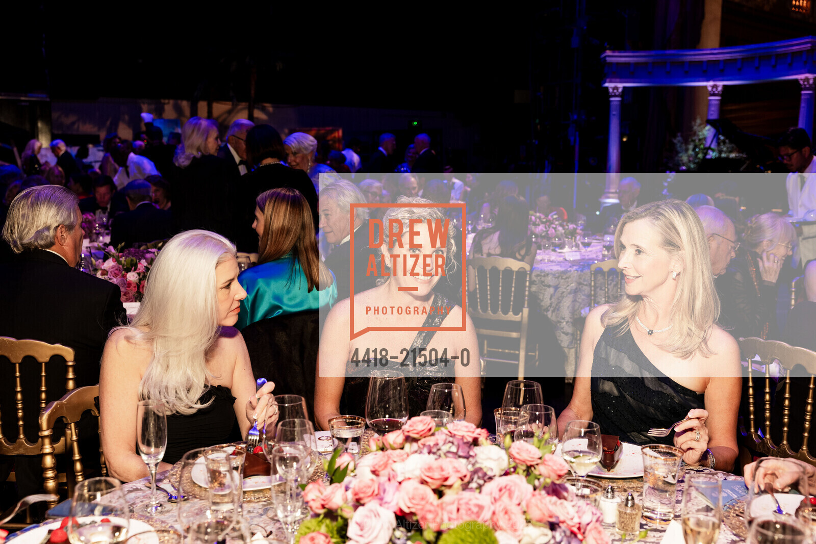 Virginia Leen, Hillary McGonigle, Courtney Labe, San Francisco Opera Guild Evening on The Stage, War Memorial Opera House. 301 Van Ness Ave, SF, CA 94102 US, November 28th, 2023, Photo #4418-21504-0 Virginia Leen, Hillary McGonigle, Courtney Labe, Photo #4418-21504-0