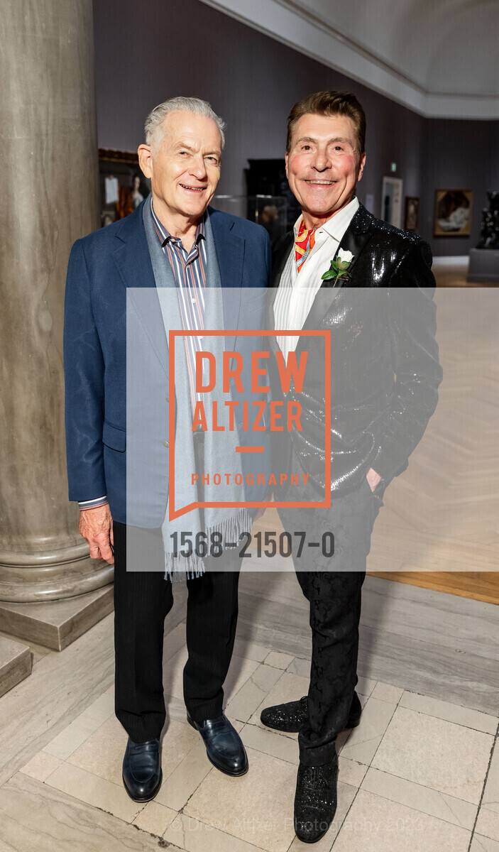 David Porter, Robert Beadle, FAMSF Botticelli Exhibit Donor Opening Night, Legion of Honor. 100 34th Ave, SF, CA 94121 US, November 30th, 2023, Photo #1568-21507-0 David Porter, Robert Beadle, Photo #1568-21507-0