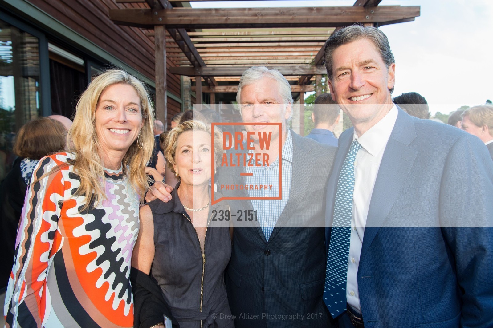 Heather Cochran, Patricia Steele, Tom Steele, Tom Neukranz, Summer Search North Bay Dinner, Peacock Gap, May 4th, 2017, Photo #239-2151 Heather Cochran, Patricia Steele, Tom Steele, Tom Neukranz, Photo #239-2151