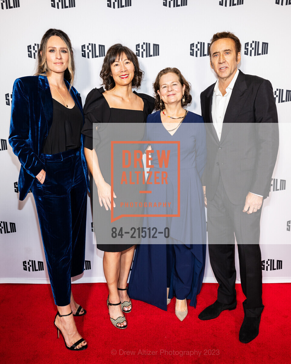 Jessie Fairbanks with Anne Lai, Lisa Kleiner Chanoff and Nicolas Cage