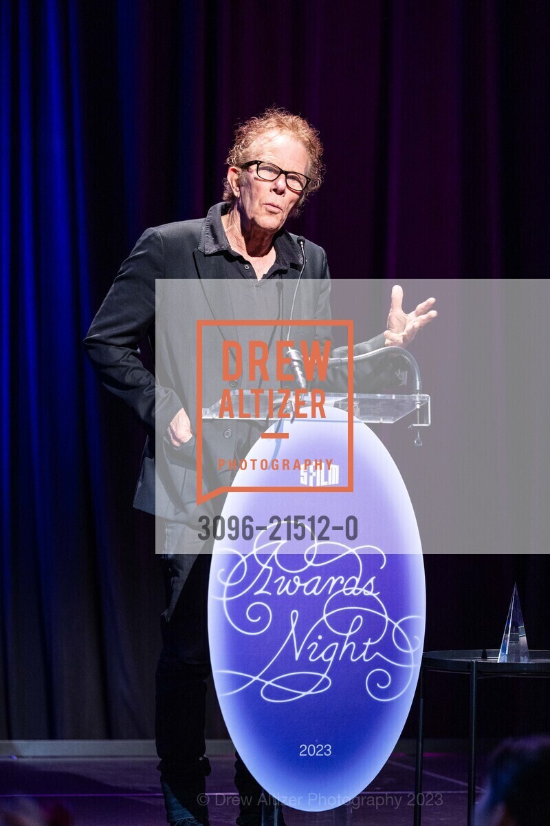 Tom Waits, SFFILM Awards Night Honoring Greta Gerwig, Roger Ross Williams, Cord Jefferson, and Nicolas Cage, Yerba Buena Center for the Arts. 701 Mission St, San Francisco, CA 94103 US, December 4th, 2023, Photo #3096-21512-0 Tom Waits, Photo #3096-21512-0