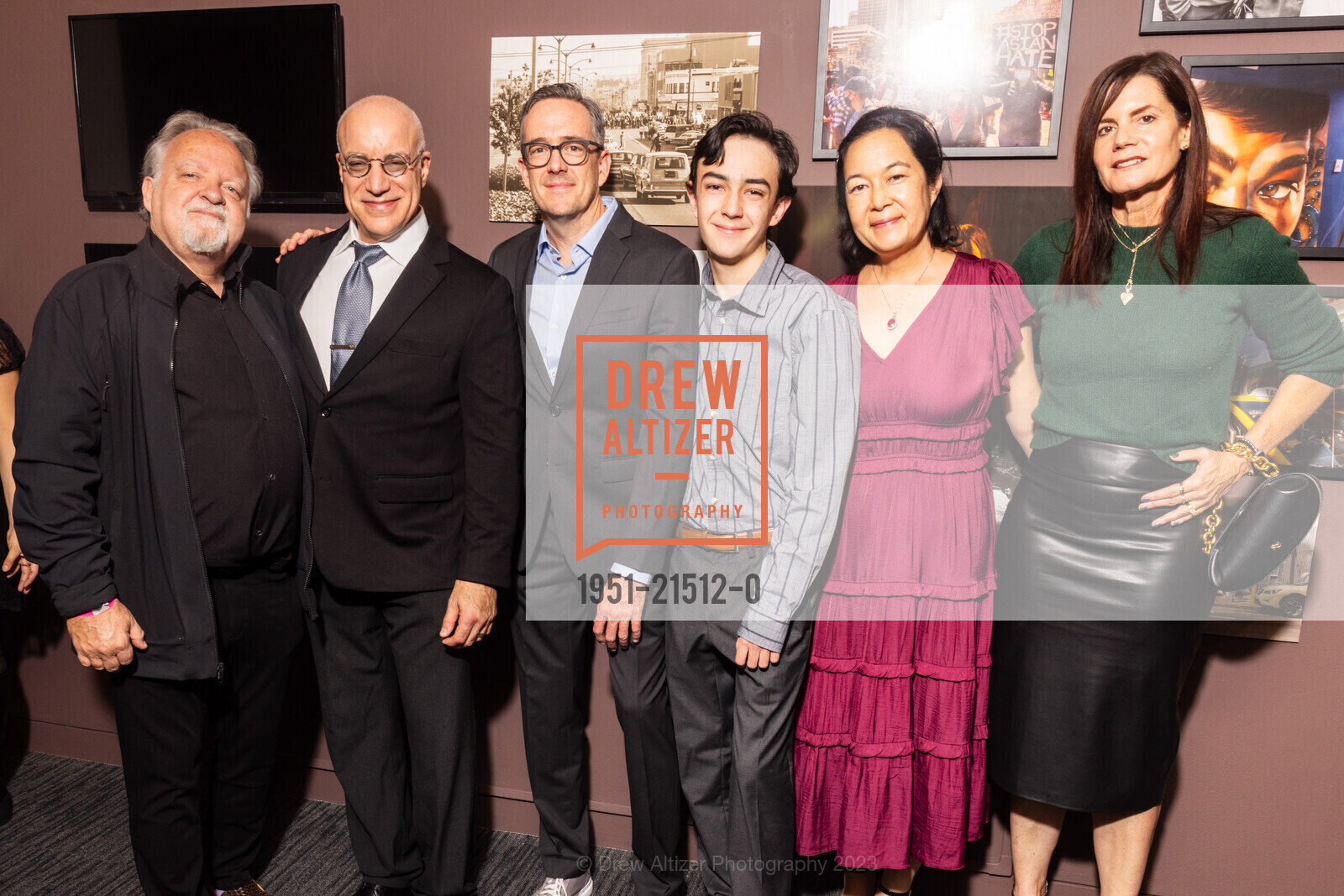 Mark Rappaport, Paul Giacoppo, Brett Northcutt, James Northcutt, Melanie Northcutt, Erin Giacoppo, SFFILM Awards Night Honoring Greta Gerwig, Roger Ross Williams, Cord Jefferson, and Nicolas Cage, Yerba Buena Center for the Arts. 701 Mission St, San Francisco, CA 94103 US, December 4th, 2023, Photo #1951-21512-0 Mark Rappaport, Paul Giacoppo, Brett Northcutt, James Northcutt, Melanie Northcutt, Erin Giacoppo, Photo #1951-21512-0