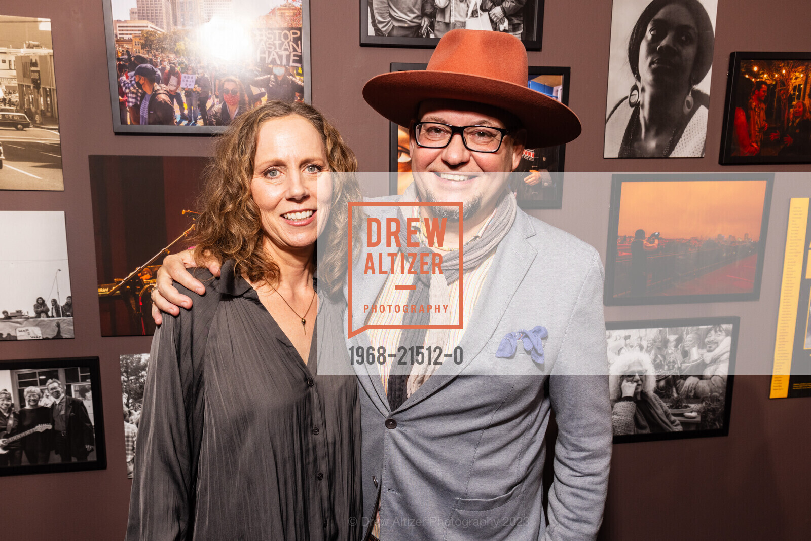Amy Shepard, Huck Wirtz, SFFILM Awards Night Honoring Greta Gerwig, Roger Ross Williams, Cord Jefferson, and Nicolas Cage, Yerba Buena Center for the Arts. 701 Mission St, San Francisco, CA 94103 US, December 4th, 2023, Photo #1968-21512-0 Amy Shepard, Huck Wirtz, Photo #1968-21512-0