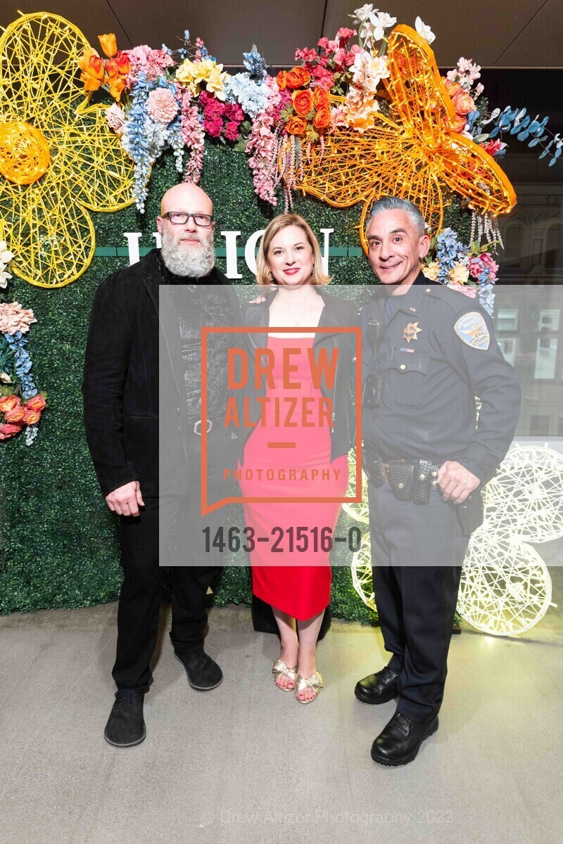 Joseph Shelley, Lauren Ellis, Dean Hall, Union Square Foundation Holiday Fundraiser Spectacular, Convene. 100 Stockton St, SF, CA 94108 US, December 6th, 2023, Photo #1463-21516-0 Joseph Shelley, Lauren Ellis, Dean Hall, Photo #1463-21516-0