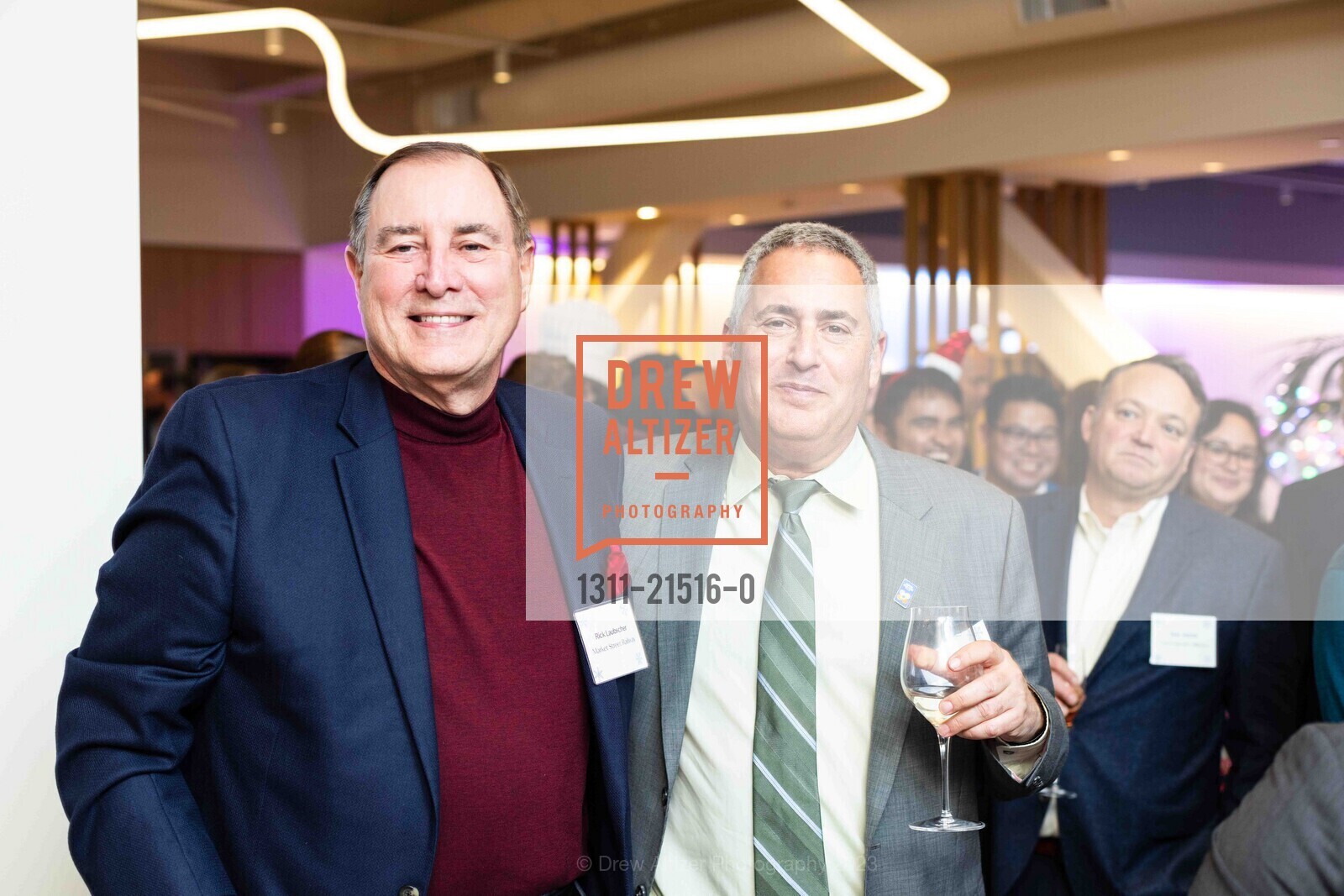Rick Laubscher, Ken Rich, Union Square Foundation Holiday Fundraiser Spectacular, Convene. 100 Stockton St, SF, CA 94108 US, December 6th, 2023, Photo #1311-21516-0 Rick Laubscher, Ken Rich, Photo #1311-21516-0