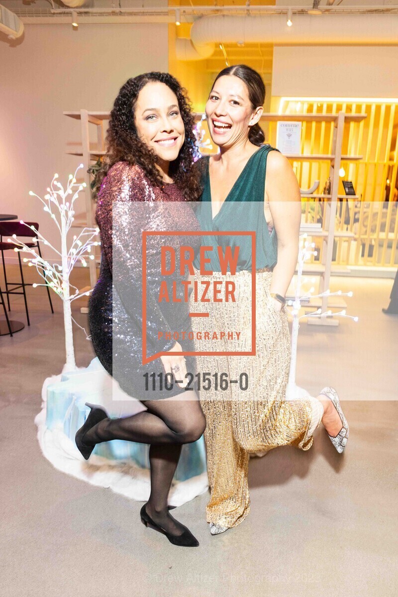 Marisa Rodriguez, Dianna Cavagnaro, Union Square Foundation Holiday Fundraiser Spectacular, Convene. 100 Stockton St, SF, CA 94108 US, December 6th, 2023, Photo #1110-21516-0 Marisa Rodriguez, Dianna Cavagnaro, Photo #1110-21516-0