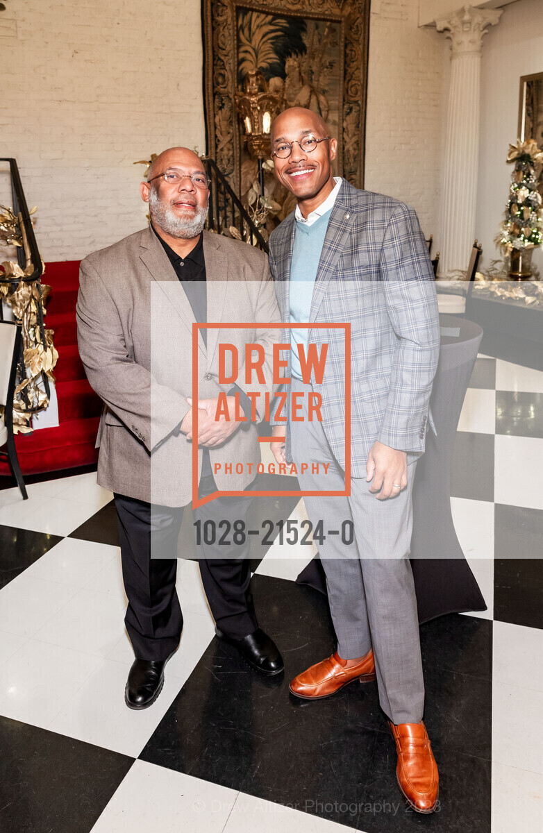 Dennis Robinson, David Howse, CCA Celebrates New President, Villa Taverna. 27 Hotaling Pl, SF, CA 94111 US, December 11th, 2023, Photo #1028-21524-0 Dennis Robinson, David Howse, Photo #1028-21524-0