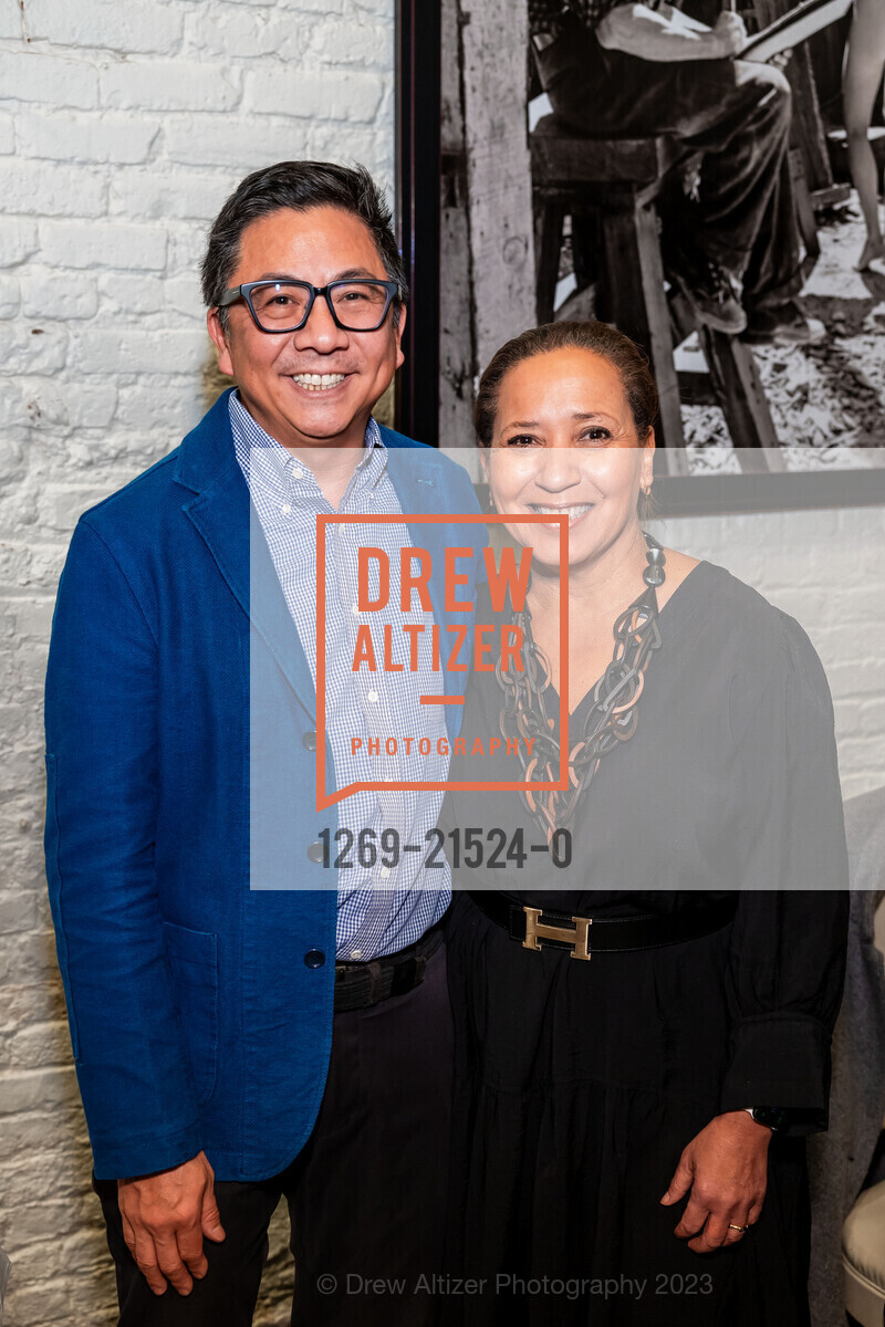 Jeremy Liu, Monetta White, CCA Celebrates New President, Villa Taverna. 27 Hotaling Pl, SF, CA 94111 US, December 11th, 2023, Photo #1269-21524-0 Jeremy Liu, Monetta White, Photo #1269-21524-0