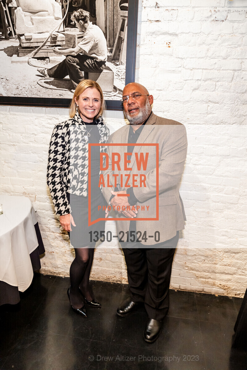 Carolyn Salcido, Dennis Robinson, CCA Celebrates New President, Villa Taverna. 27 Hotaling Pl, SF, CA 94111 US, December 11th, 2023, Photo #1350-21524-0 Carolyn Salcido, Dennis Robinson, Photo #1350-21524-0