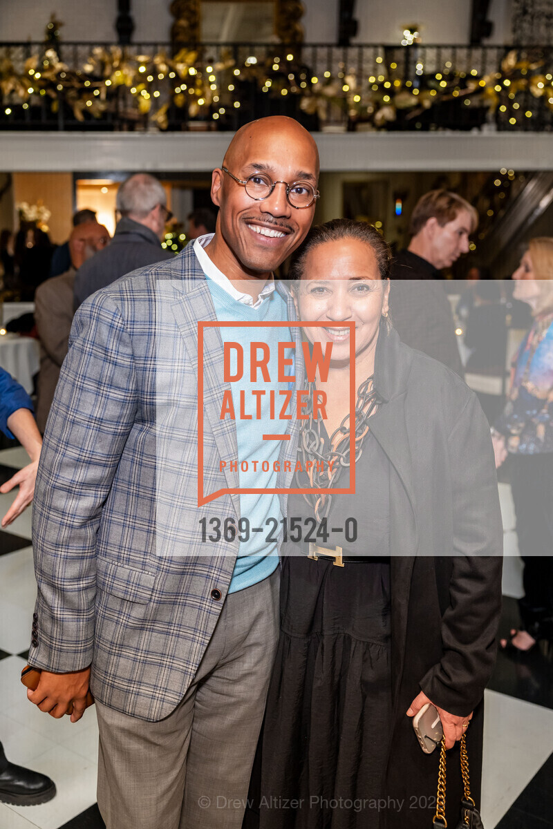 David Howse, Monetta White, CCA Celebrates New President, Villa Taverna. 27 Hotaling Pl, SF, CA 94111 US, December 11th, 2023, Photo #1369-21524-0 David Howse, Monetta White, Photo #1369-21524-0