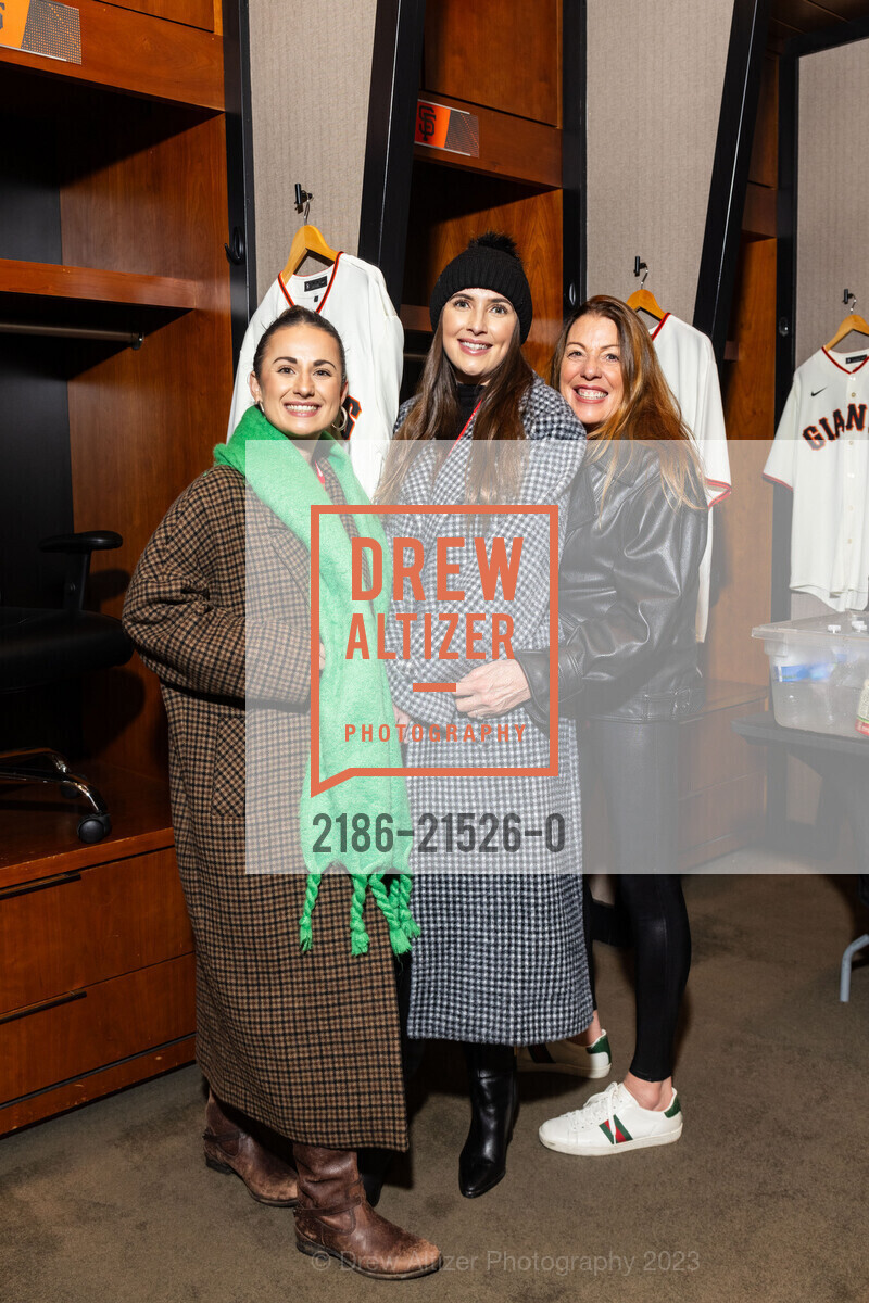 Soren Johnson, Stella Hogan, Holiday Heroes 2023, Oracle Park. 24 Willie Mays Plaza, SF, CA 94107 US, December 12th, 2023, Photo #2186-21526-0 Soren Johnson, Stella Hogan, Photo #2186-21526-0