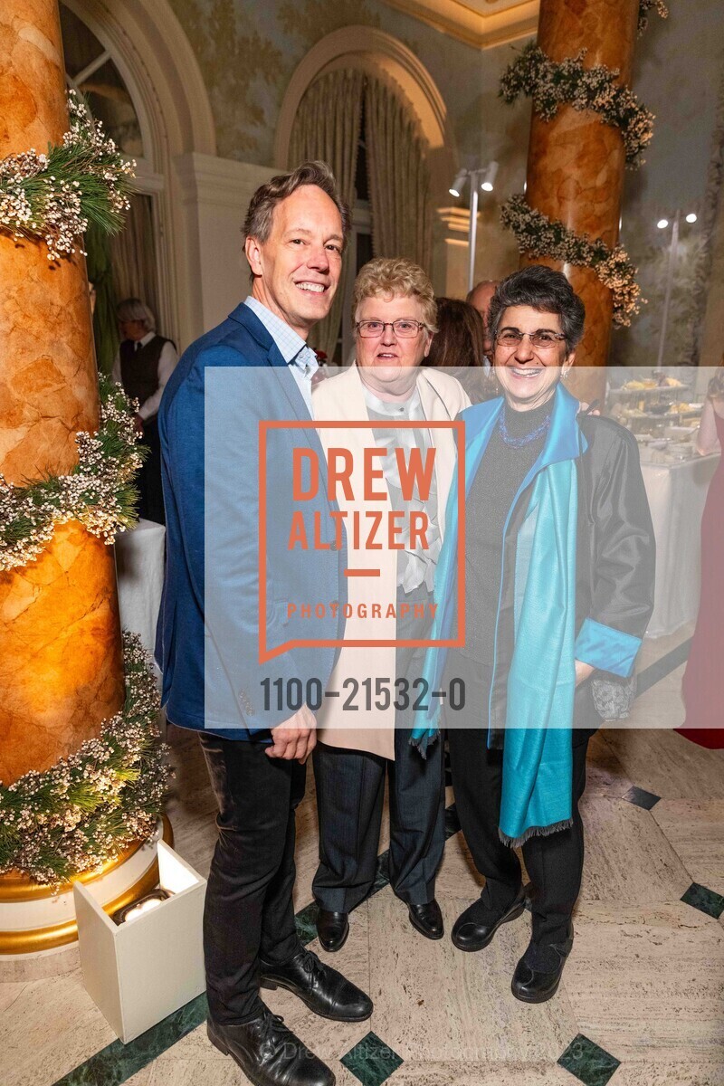Jake Heggie, Leslie Ann Jones, Nancy Loshkajian, Gordon Getty's 90th Birthday Party, Private Residence, December 16th, 2023, Photo #1100-21532-0 Jake Heggie, Leslie Ann Jones, Nancy Loshkajian, Photo #1100-21532-0
