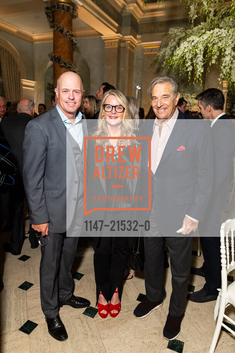 Geoff Callan, Hilary Newsom, Paul Pelosi Sr., Gordon Getty's 90th Birthday Party, Private Residence, December 16th, 2023, Photo #1147-21532-0 Geoff Callan, Hilary Newsom, Paul Pelosi Sr., Photo #1147-21532-0