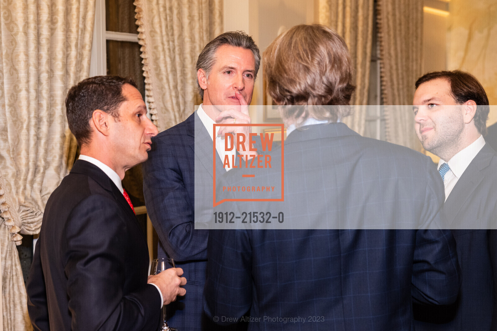 Daniel Lurie, Gavin Newsom, Joseph Getty, Photo #1912-21532-0