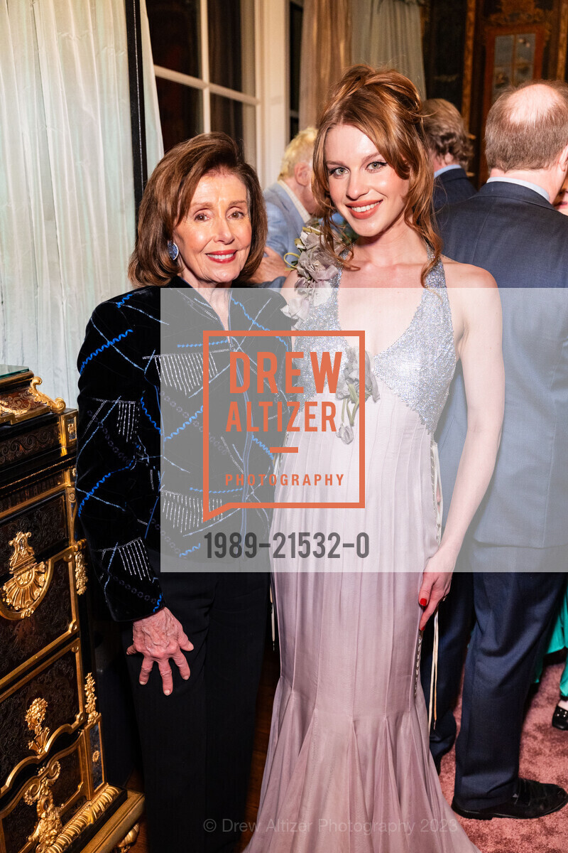 Nancy Pelosi, Ivy Getty, Gordon Getty's 90th Birthday Party, Private Residence, December 16th, 2023, Photo #1989-21532-0 Nancy Pelosi, Ivy Getty, Photo #1989-21532-0