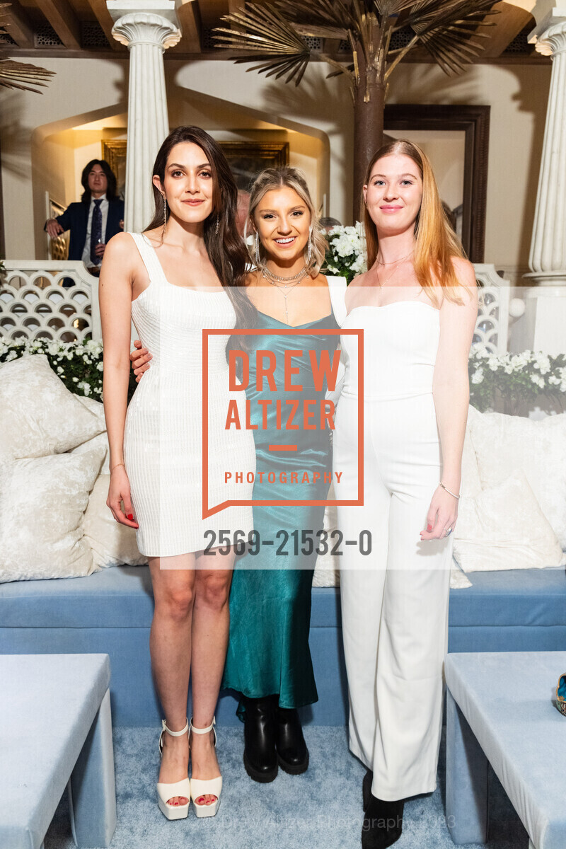 Carmis Shashiaj, Kayla Bundy, Donne Hudson, Gordon Getty's 90th Birthday Party, Private Residence, December 16th, 2023, Photo #2569-21532-0 Carmis Shashiaj, Kayla Bundy, Donne Hudson, Photo #2569-21532-0
