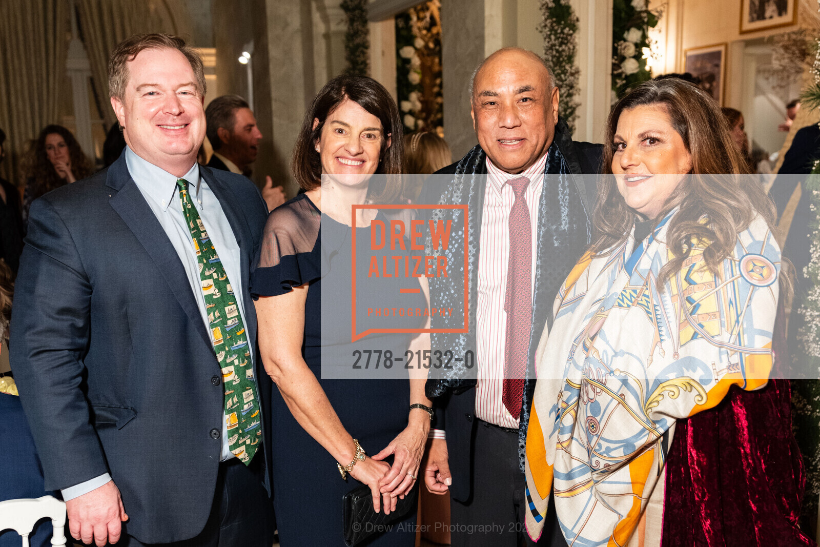 Paul Mohun, Courtney Mohun, Rob Corder, Lonna Corder, Gordon Getty's 90th Birthday Party, Private Residence, December 16th, 2023, Photo #2778-21532-0 Paul Mohun, Courtney Mohun, Rob Corder, Lonna Corder, Photo #2778-21532-0