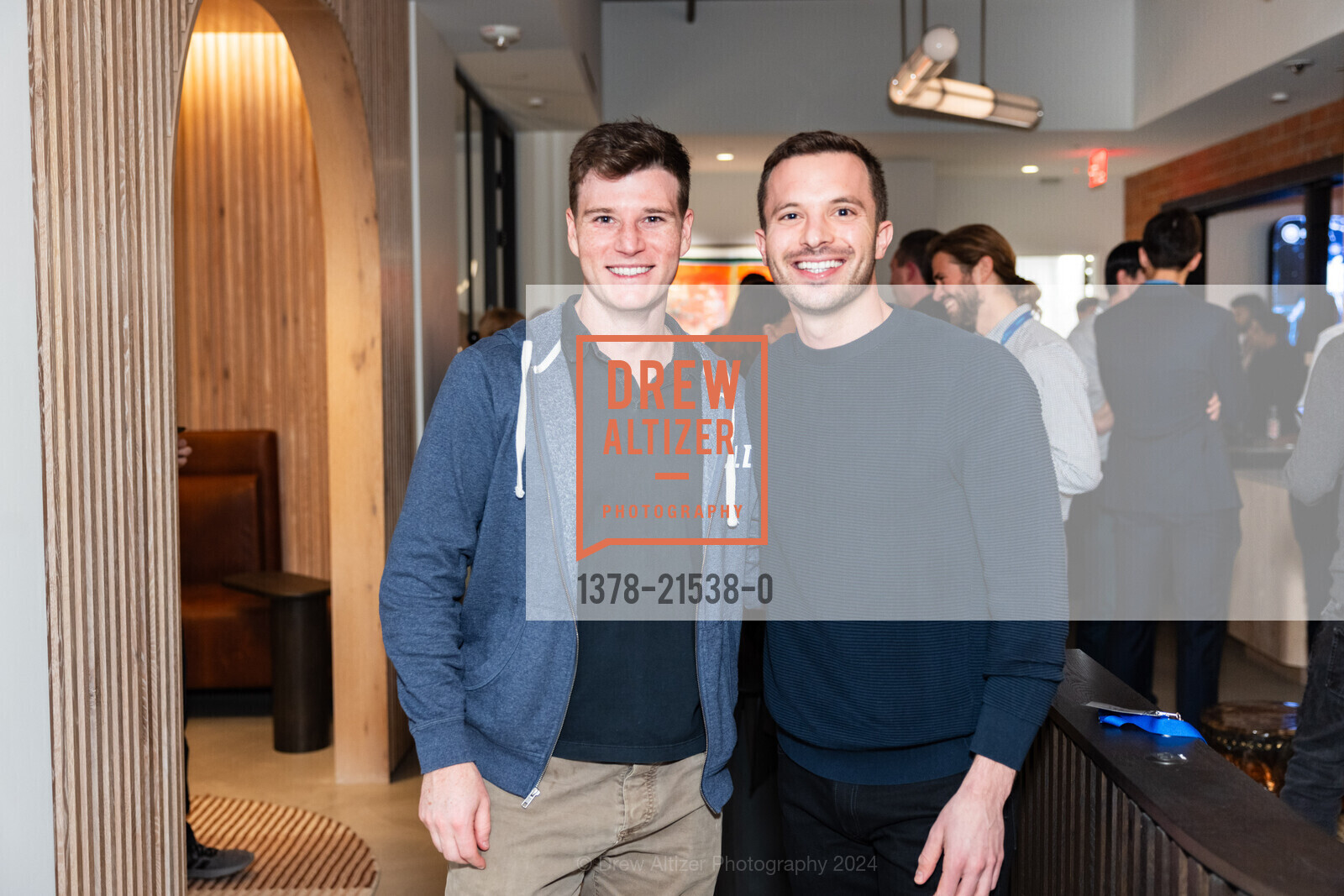 Alex Meyer, Jason Bellet, ARTIS Ventures TechBio Cocktail Hour 2024, ARTIS Ventures. 499 Jackson St, SF, CA 94111 US, January 7th, 2024, Photo #1378-21538-0 Alex Meyer, Jason Bellet, Photo #1378-21538-0