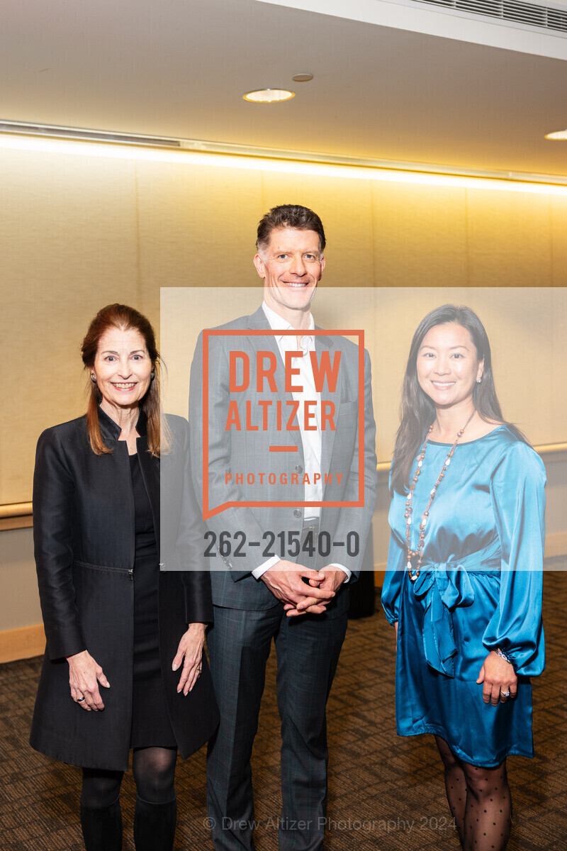 Kim Meredith, Grant Colfax, Simone Balch, San Francisco General Hospital Foundation’s Unveiling of the 2024 Heart Sculptures, San Francisco Ferry Building, The Port Room. SF, CA 94105 US, January 8th, 2024, Photo #262-21540-0 Kim Meredith, Grant Colfax, Simone Balch, Photo #262-21540-0