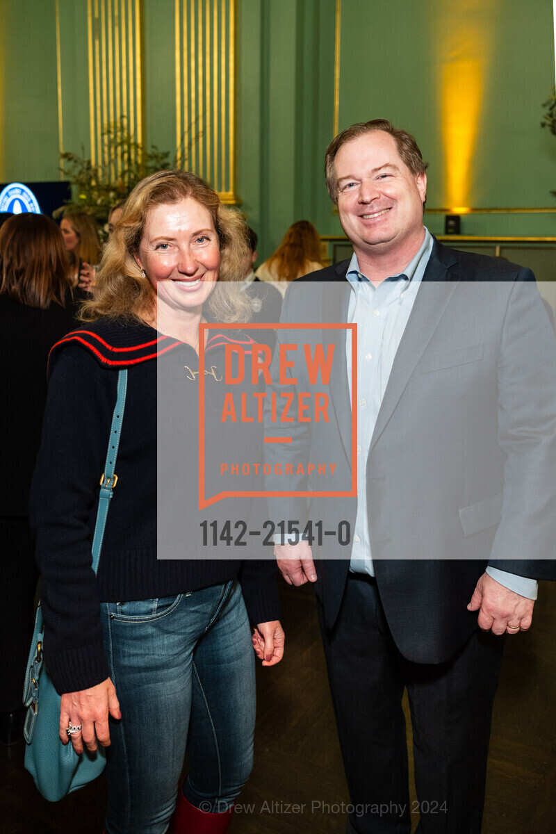 Angelika Ryan, Paul Mohun, École Notre Dame des Victoires Centennial Celebration, San Francisco City Hall. 1 Dr Carlton B Goodlett Pl, SF, CA 94102 US, January 12th, 2024, Photo #1142-21541-0 Angelika Ryan, Paul Mohun, Photo #1142-21541-0