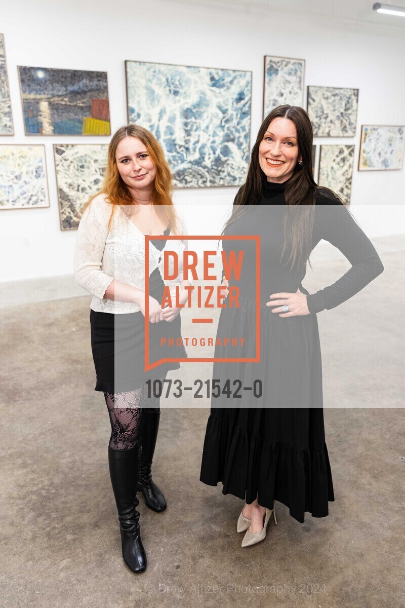 Jen Amador, Eleanor Harwood, San Francisco Art Week's 2024 Kickoff Party, Minnesota Street Project. 1275 Minnesota St, SF, CA 94107 US, January 13th, 2024, Photo #1073-21542-0 Jen Amador, Eleanor Harwood, Photo #1073-21542-0