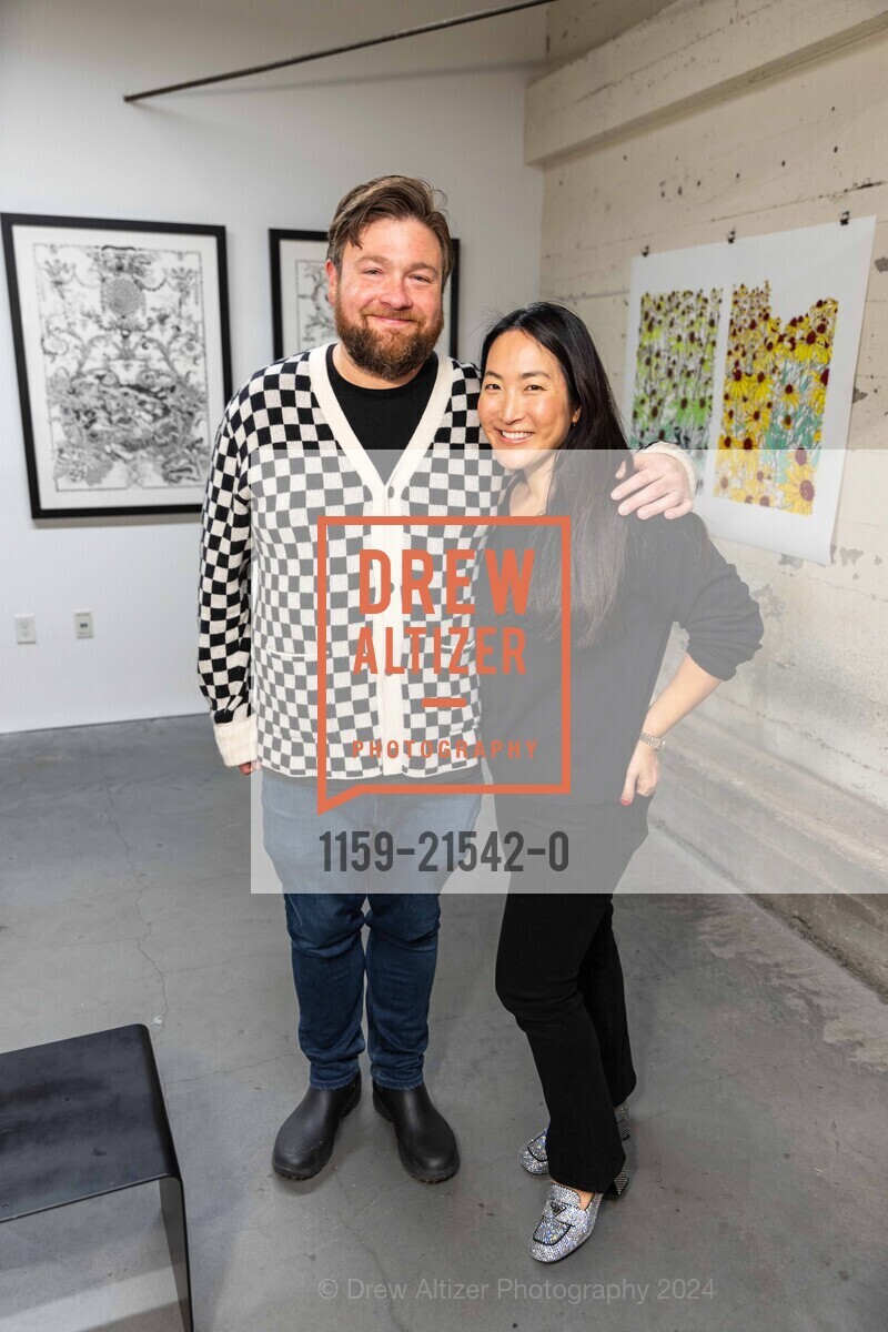 Jacob Pritzker, Jennifer Pritzker, San Francisco Art Week's 2024 Kickoff Party, Minnesota Street Project. 1275 Minnesota St, SF, CA 94107 US, January 13th, 2024, Photo #1159-21542-0 Jacob Pritzker, Jennifer Pritzker, Photo #1159-21542-0
