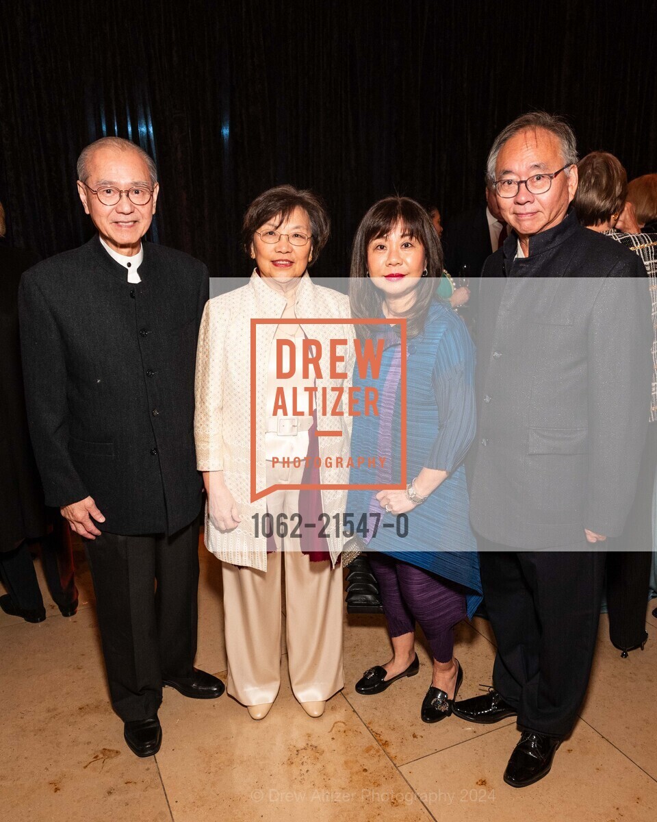 Timothy Foo, Virginia Foo, Rebecca-Sen Chan, Chi-Foon Chan, San Francisco Conservatory of Music The Fourth Hall Gala, Akemi Yamaguchi. 50 Oak St, SF, CA 94102 US, January 16th, 2024, Photo #1062-21547-0 Timothy Foo, Virginia Foo, Rebecca-Sen Chan, Chi-Foon Chan, Photo #1062-21547-0