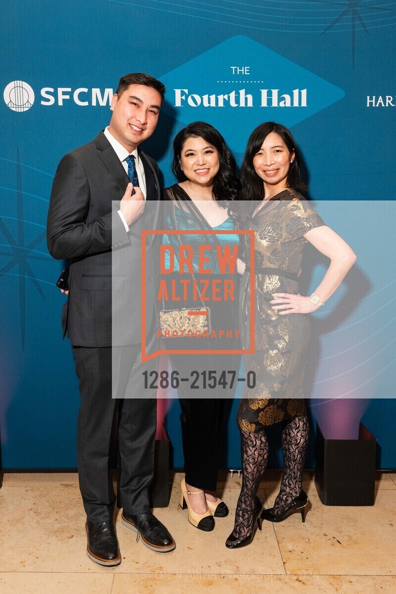 Johnson Young, Jessica Young, Tiffany Chen, San Francisco Conservatory of Music The Fourth Hall Gala, Akemi Yamaguchi. 50 Oak St, SF, CA 94102 US, January 16th, 2024, Photo #1286-21547-0 Johnson Young, Jessica Young, Tiffany Chen, Photo #1286-21547-0