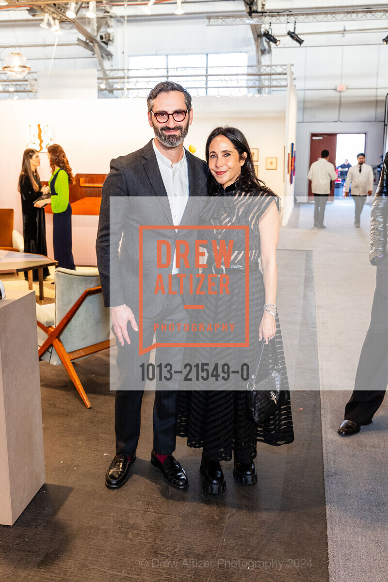 Joseph Becker, Abigail Turin, FOG Design + Art Preview Gala, Fort Mason Center Festival Pavilion. SF, CA 94123 US, January 17th, 2024, Photo #1013-21549-0 Joseph Becker, Abigail Turin, Photo #1013-21549-0