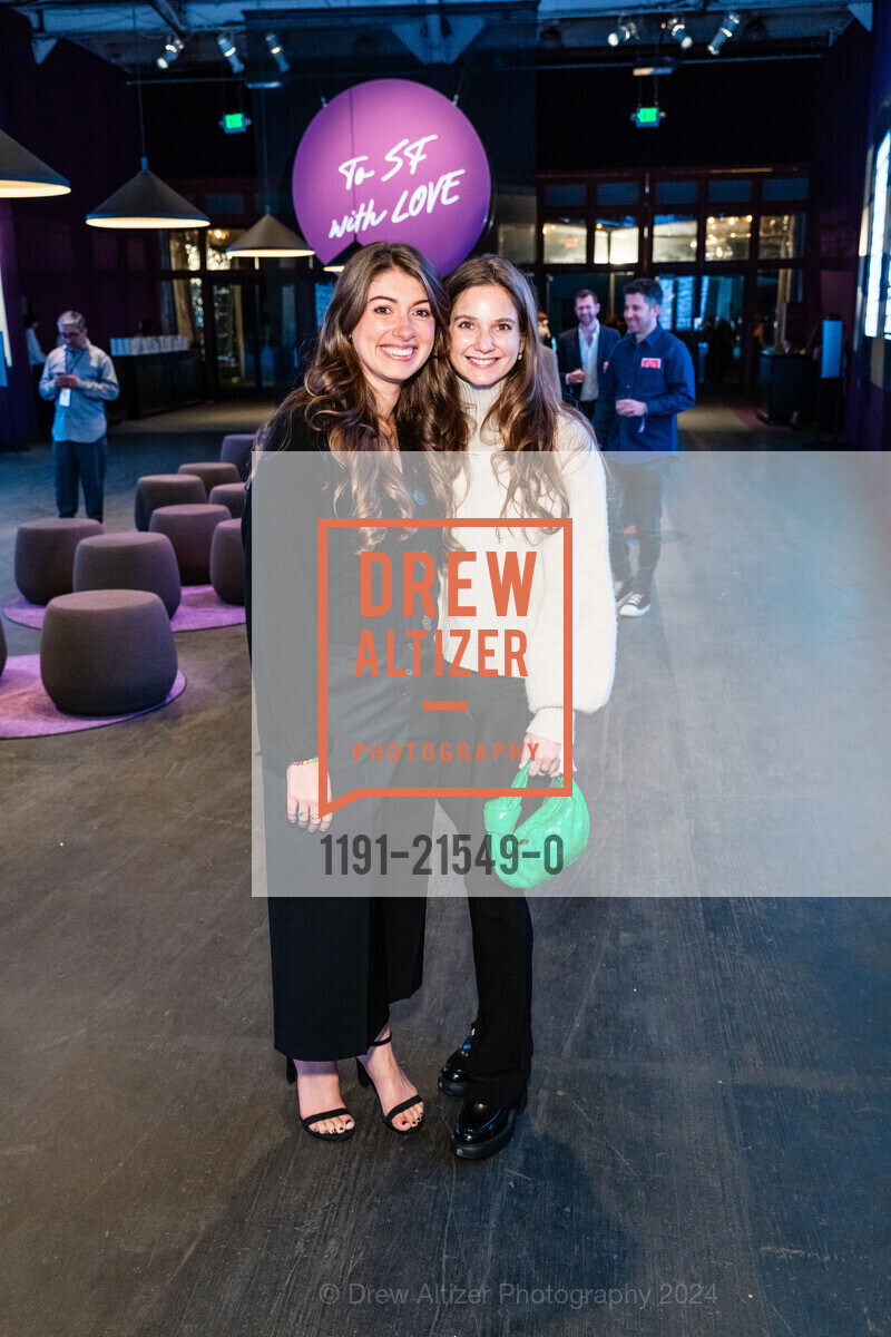 Melissa Topham, Lara Goldstein, FOG Design + Art Preview Gala, Fort Mason Center Festival Pavilion. SF, CA 94123 US, January 17th, 2024, Photo #1191-21549-0 Melissa Topham, Lara Goldstein, Photo #1191-21549-0