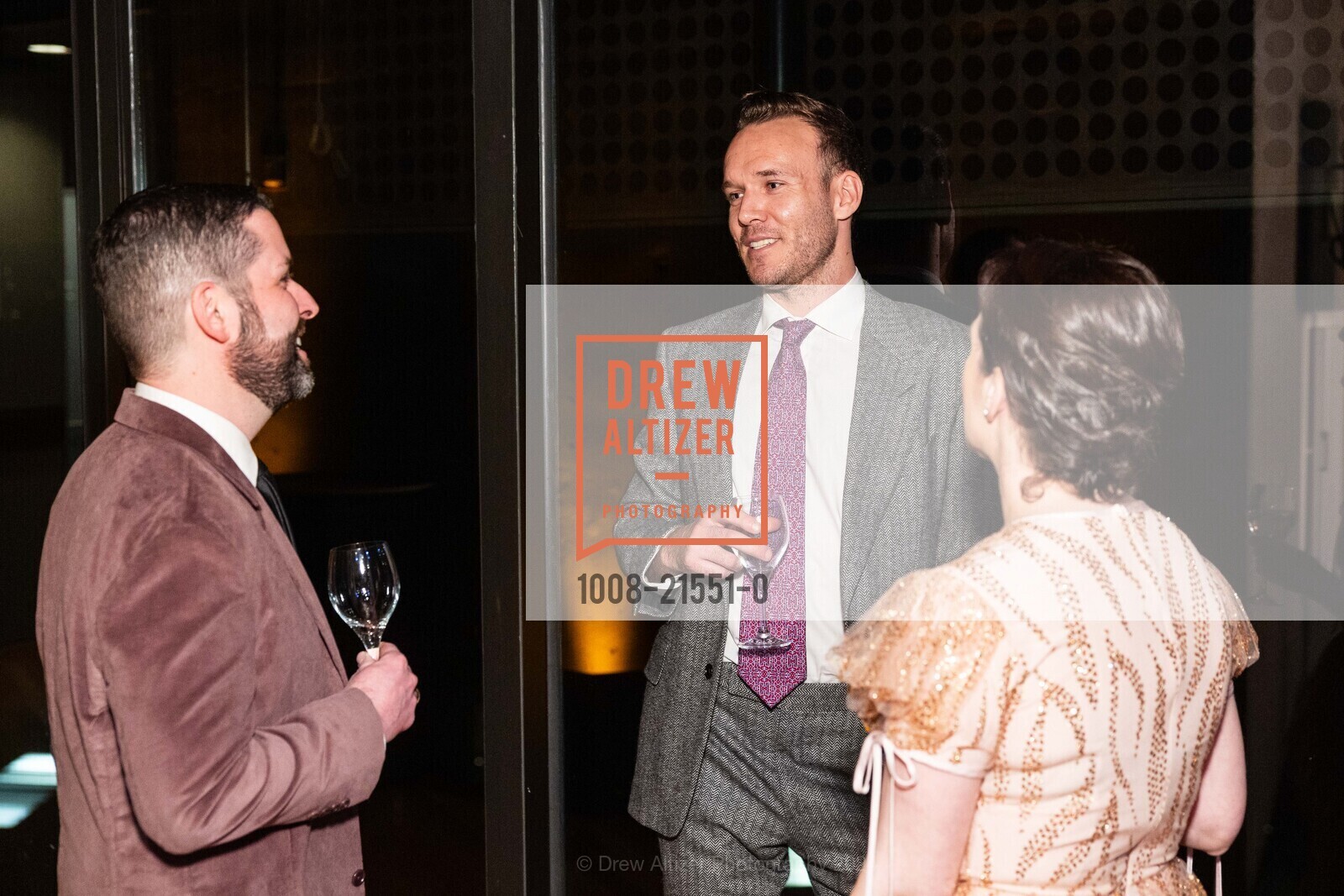 Kevin Clerkin, Michael Suppes, Laura Camerlengo, FAMSF FASHIONING SAN FRANCISCO Opening 2024, de Young Museum. 50 Hagiwara Tea Garden Dr, SF, CA 94118 US, January 18th, 2024, Photo #1008-21551-0 Kevin Clerkin, Michael Suppes, Laura Camerlengo, Photo #1008-21551-0