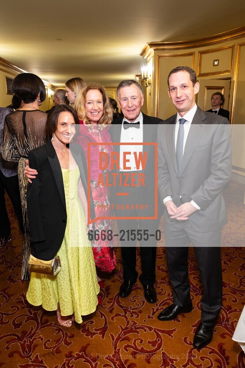 Becca Prowda, Carl Pascarella, Sally Fay, Daniel Lurie, San Francisco Ballet Gala Opening Celebration 2024, San Francisco City Hall. 1 Dr Carlton B Goodlett Pl, SF, CA 94102 US, January 24th, 2024, Photo #6668-21555-0 Becca Prowda, Carl Pascarella, Sally Fay, Daniel Lurie, Photo #6668-21555-0