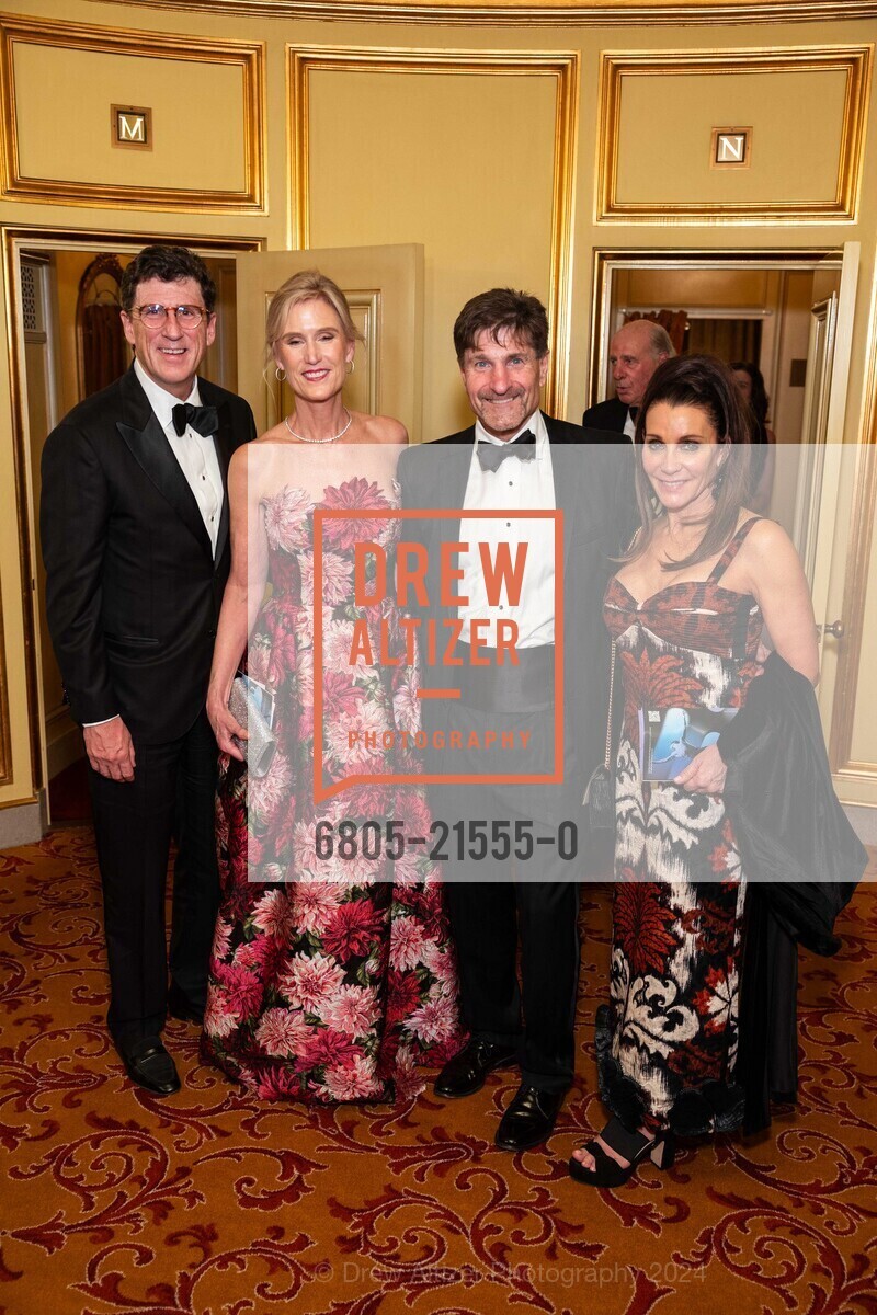 Michael Mauzé, Alison Mauzé, John Steinbuch, Deborah Barrera, San Francisco Ballet Gala Opening Celebration 2024, San Francisco City Hall. 1 Dr Carlton B Goodlett Pl, SF, CA 94102 US, January 24th, 2024, Photo #6805-21555-0 Michael Mauzé, Alison Mauzé, John Steinbuch, Deborah Barrera, Photo #6805-21555-0