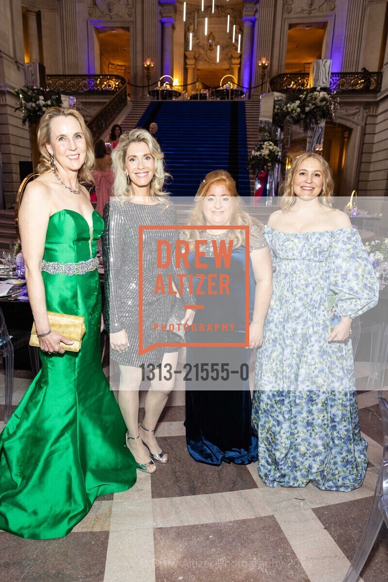 Elizabeth Mitchell, Rochelle Lacey, Holli Thier, Emily Millman, San Francisco Ballet Gala Opening Celebration 2024, San Francisco City Hall. 1 Dr Carlton B Goodlett Pl, SF, CA 94102 US, January 24th, 2024, Photo #1313-21555-0 Elizabeth Mitchell, Rochelle Lacey, Holli Thier, Emily Millman, Photo #1313-21555-0