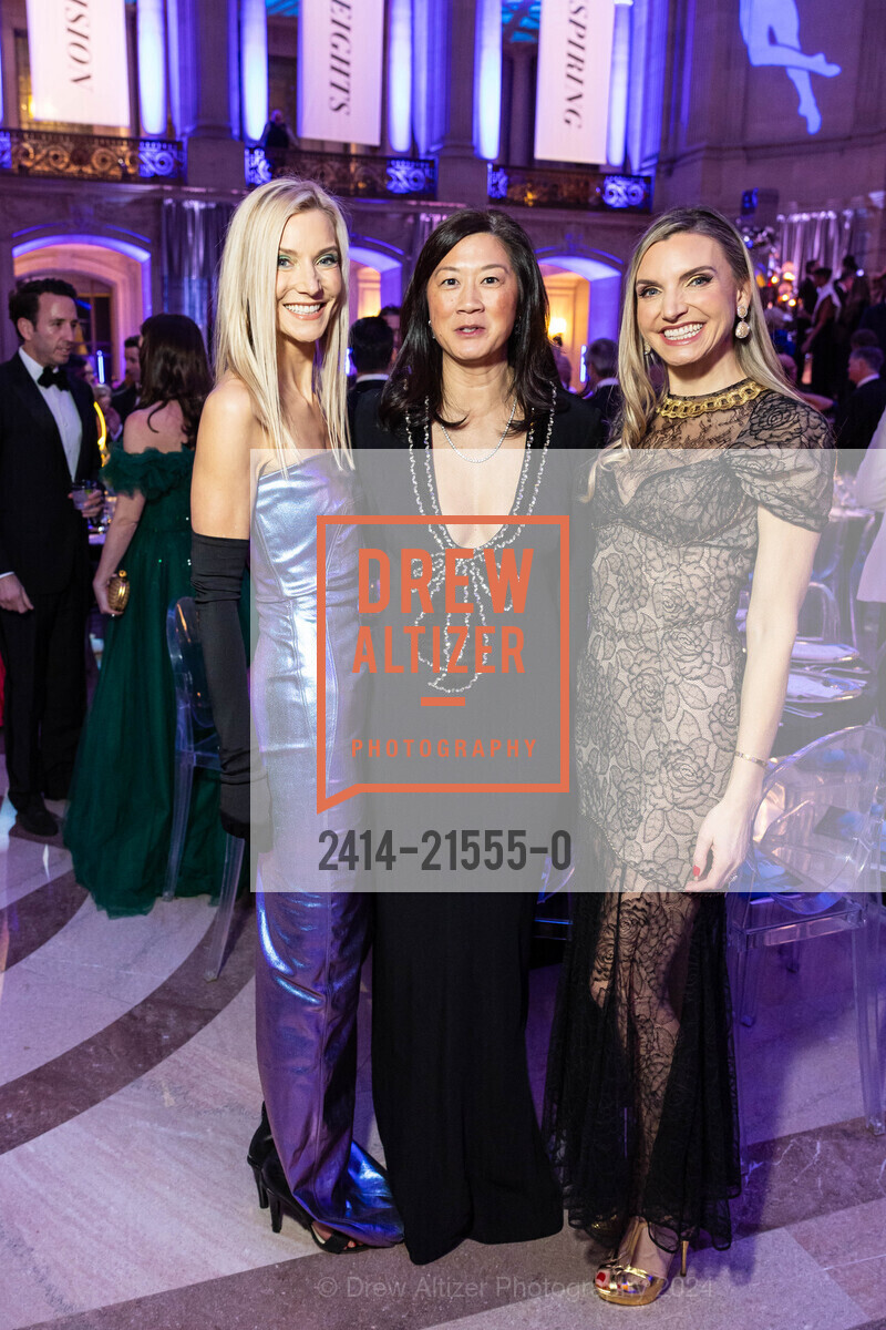 Calgary Avansino, Christine Leong Connors, Marisa Avansino, San Francisco Ballet Gala Opening Celebration 2024, San Francisco City Hall. 1 Dr Carlton B Goodlett Pl, SF, CA 94102 US, January 24th, 2024, Photo #2414-21555-0 Calgary Avansino, Christine Leong Connors, Marisa Avansino, Photo #2414-21555-0