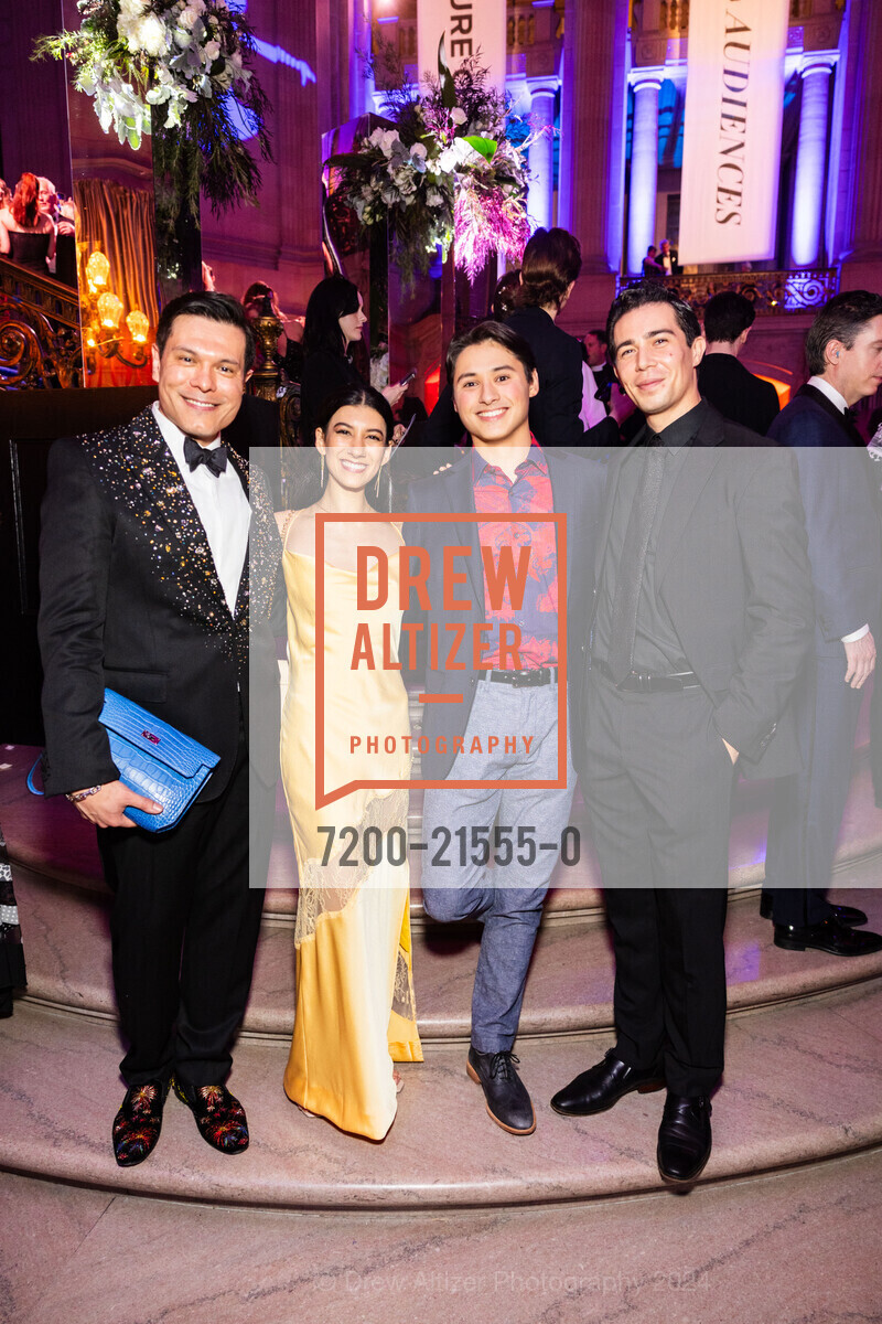 Michael Hormel, Jasmine Jimison, Leyton Ho, Steven Morse, San Francisco Ballet Gala Opening Celebration 2024, San Francisco City Hall. 1 Dr Carlton B Goodlett Pl, SF, CA 94102 US, January 24th, 2024, Photo #7200-21555-0 Michael Hormel, Jasmine Jimison, Leyton Ho, Steven Morse, Photo #7200-21555-0