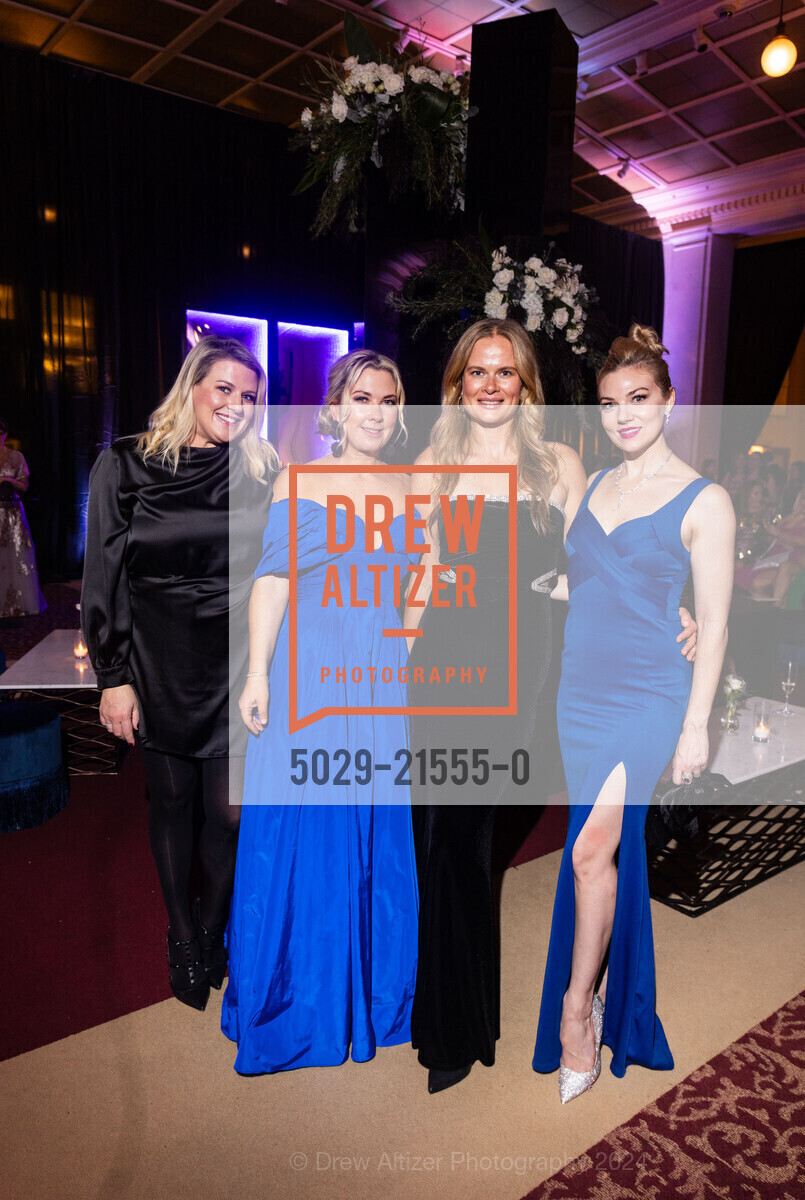 Jen Burch, Michelle Harris, Alexandra Demidova, Erica Felsch, San Francisco Ballet Gala Opening Celebration 2024, San Francisco City Hall. 1 Dr Carlton B Goodlett Pl, SF, CA 94102 US, January 24th, 2024, Photo #5029-21555-0 Jen Burch, Michelle Harris, Alexandra Demidova, Erica Felsch, Photo #5029-21555-0