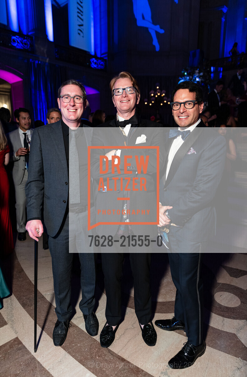 John Zowine, Robert Saenz, San Francisco Ballet Gala Opening Celebration 2024, San Francisco City Hall. 1 Dr Carlton B Goodlett Pl, SF, CA 94102 US, January 24th, 2024, Photo #7628-21555-0 John Zowine, Robert Saenz, Photo #7628-21555-0