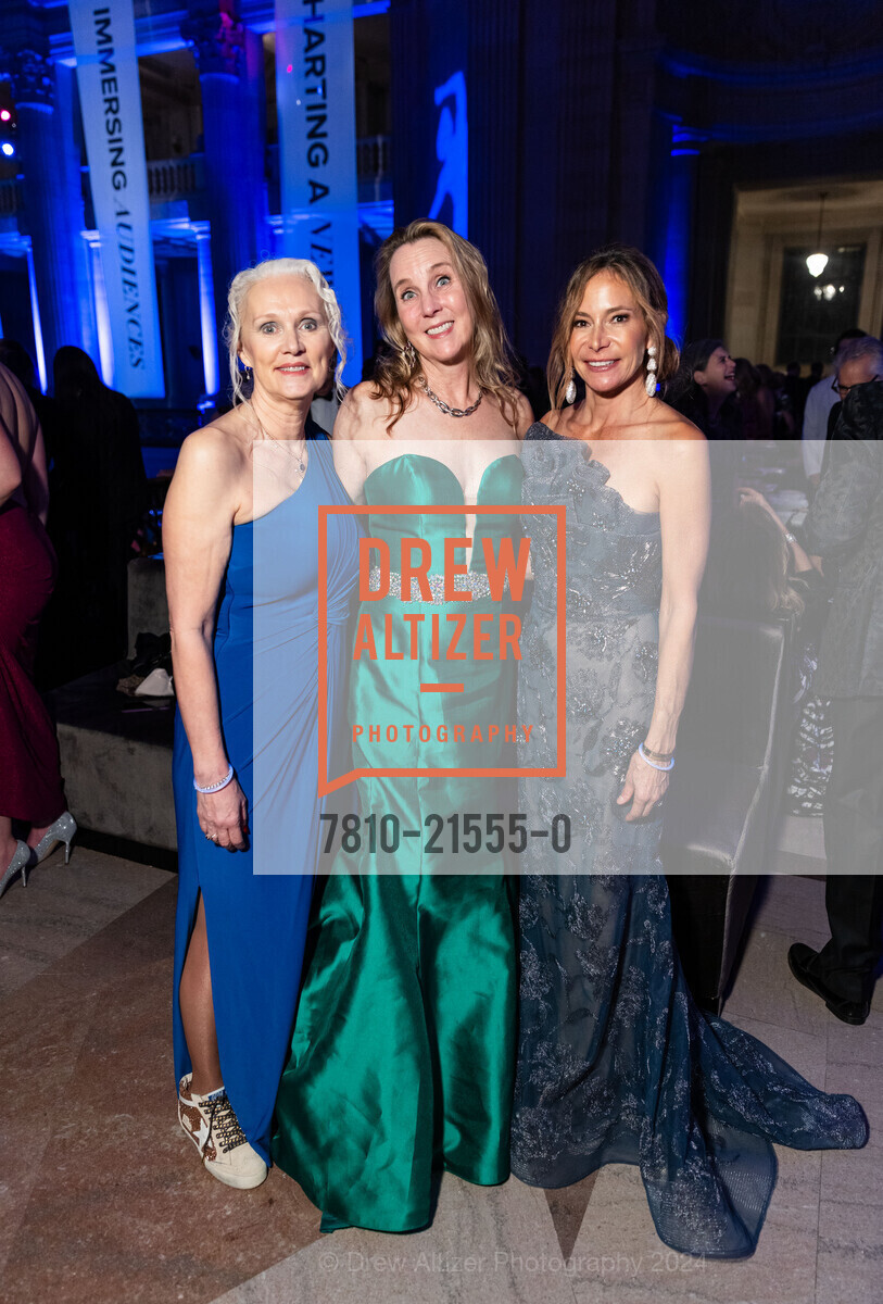 Lori Harman, Elizabeth Mitchell, Samantha Walravens, San Francisco Ballet Gala Opening Celebration 2024, San Francisco City Hall. 1 Dr Carlton B Goodlett Pl, SF, CA 94102 US, January 24th, 2024, Photo #7810-21555-0 Lori Harman, Elizabeth Mitchell, Samantha Walravens, Photo #7810-21555-0