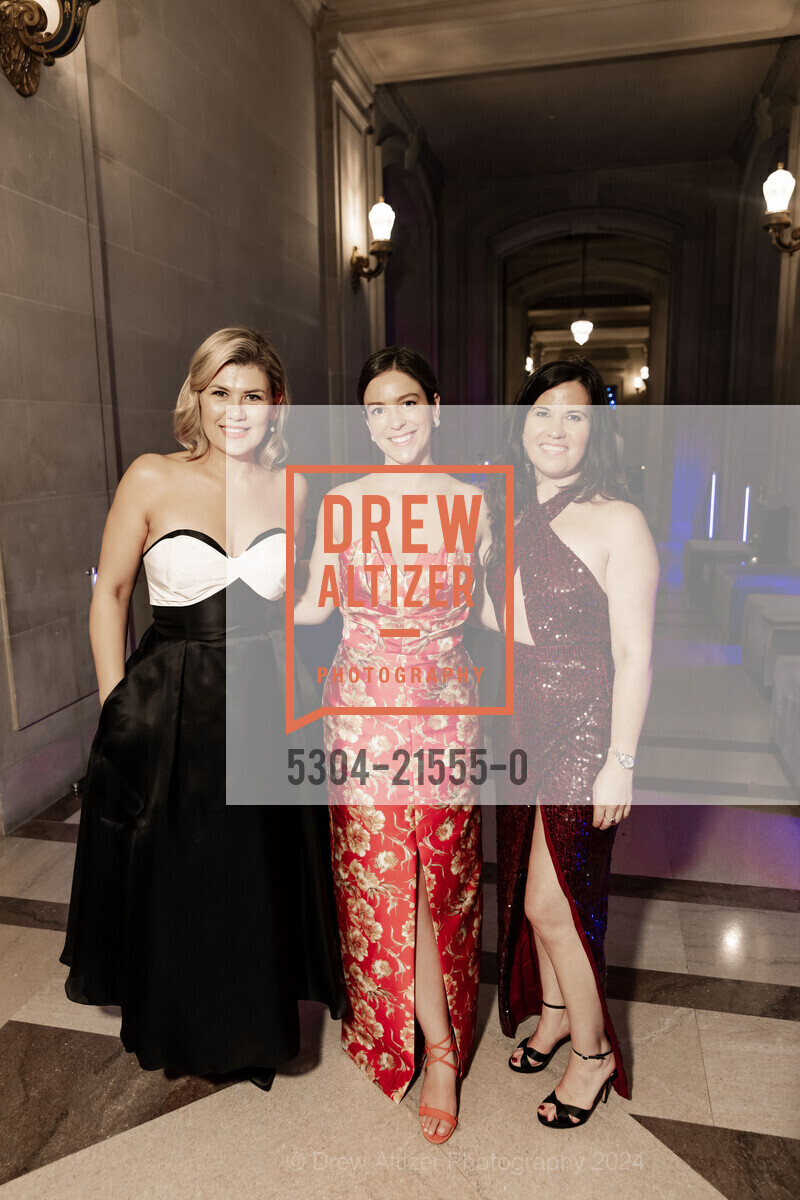 Elizabeth Allin, Natalie Hummert, Julian Podesta, San Francisco Ballet Gala Opening Celebration 2024, San Francisco City Hall. 1 Dr Carlton B Goodlett Pl, SF, CA 94102 US, January 24th, 2024, Photo #5304-21555-0 Elizabeth Allin, Natalie Hummert, Julian Podesta, Photo #5304-21555-0