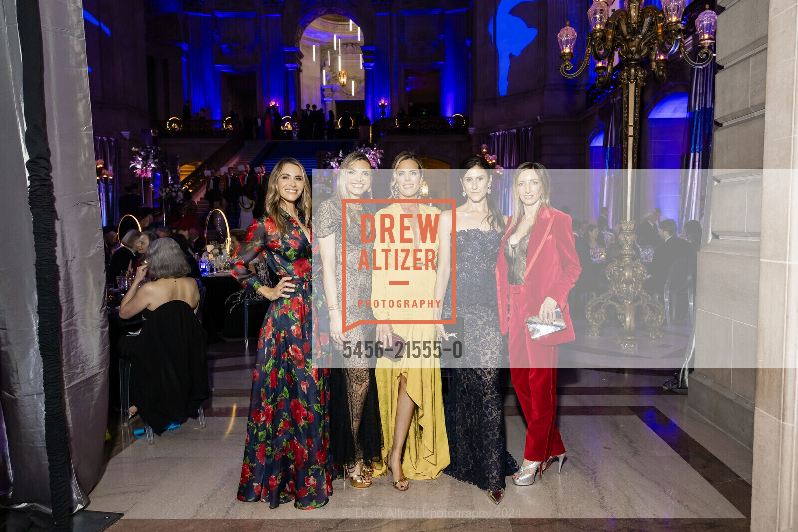 Kimberly Lansing Hyman, Marisa Avasino, Allie Fried, Samantha Bechtel, San Francisco Ballet Gala Opening Celebration 2024, San Francisco City Hall. 1 Dr Carlton B Goodlett Pl, SF, CA 94102 US, January 24th, 2024, Photo #5456-21555-0 Kimberly Lansing Hyman, Marisa Avasino, Allie Fried, Samantha Bechtel, Photo #5456-21555-0