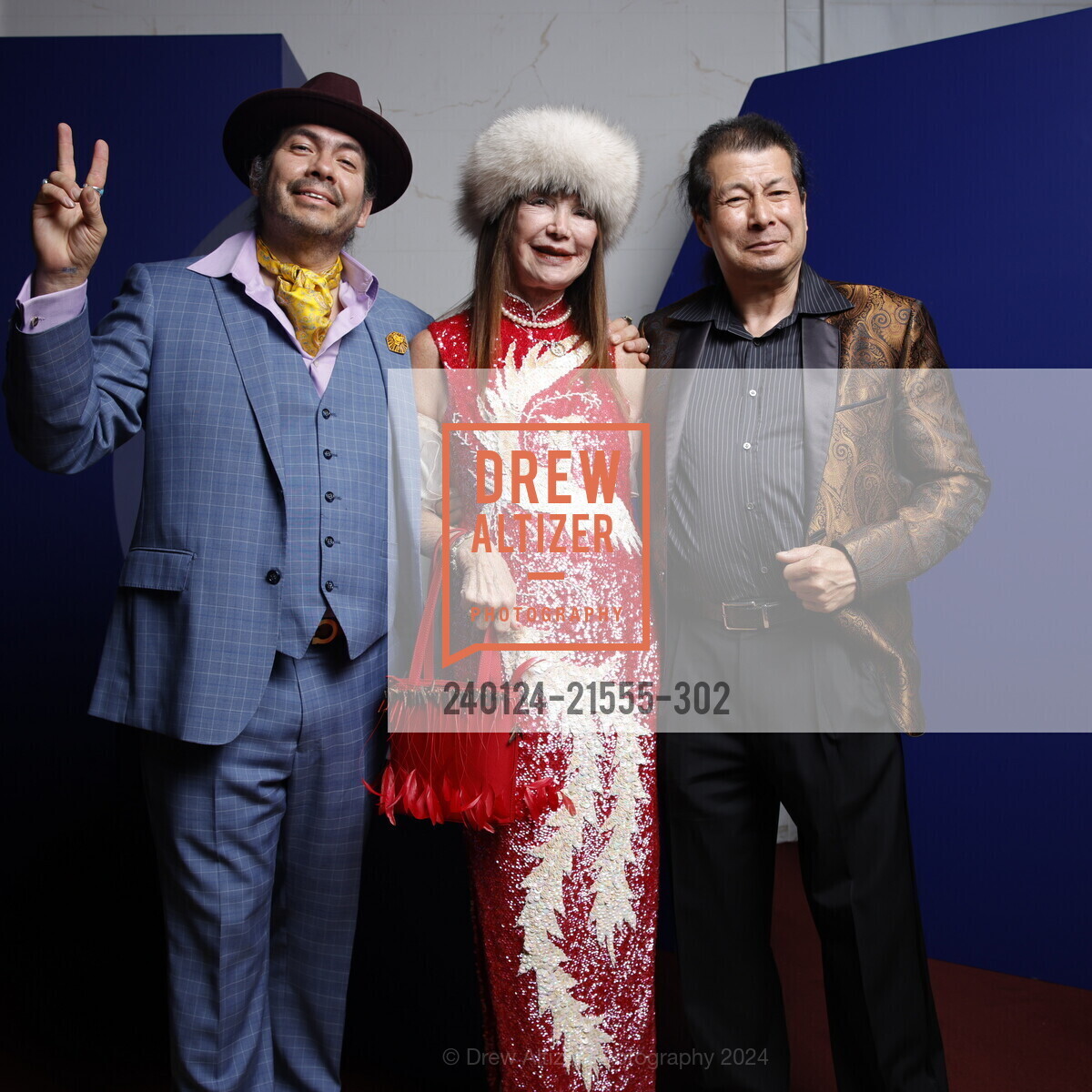 Sheila Ash, David Kong, San Francisco Ballet Gala Opening Celebration 2024, San Francisco City Hall. 1 Dr Carlton B Goodlett Pl, SF, CA 94102 US, January 24th, 2024, Photo #240124-21555-302 Sheila Ash, David Kong, Photo #240124-21555-302