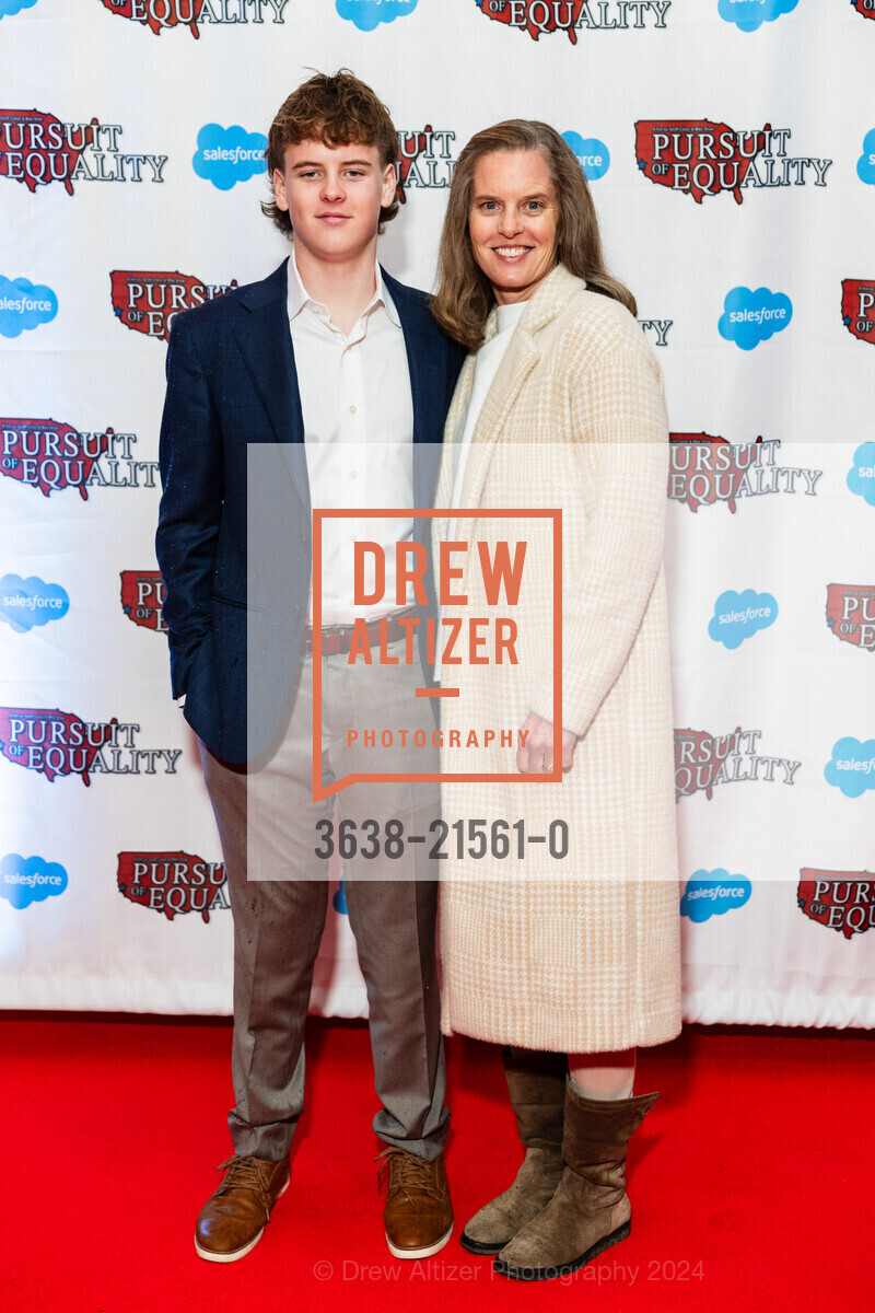 Liam McClellan, Kyri McClellan, 20th Anniversary Celebration Screening of PURSUIT OF EQUALITY, The Castro Theatre. 429 Castro St, SF, CA 94114 US, February 1st, 2024, Photo #3638-21561-0 Liam McClellan, Kyri McClellan, Photo #3638-21561-0