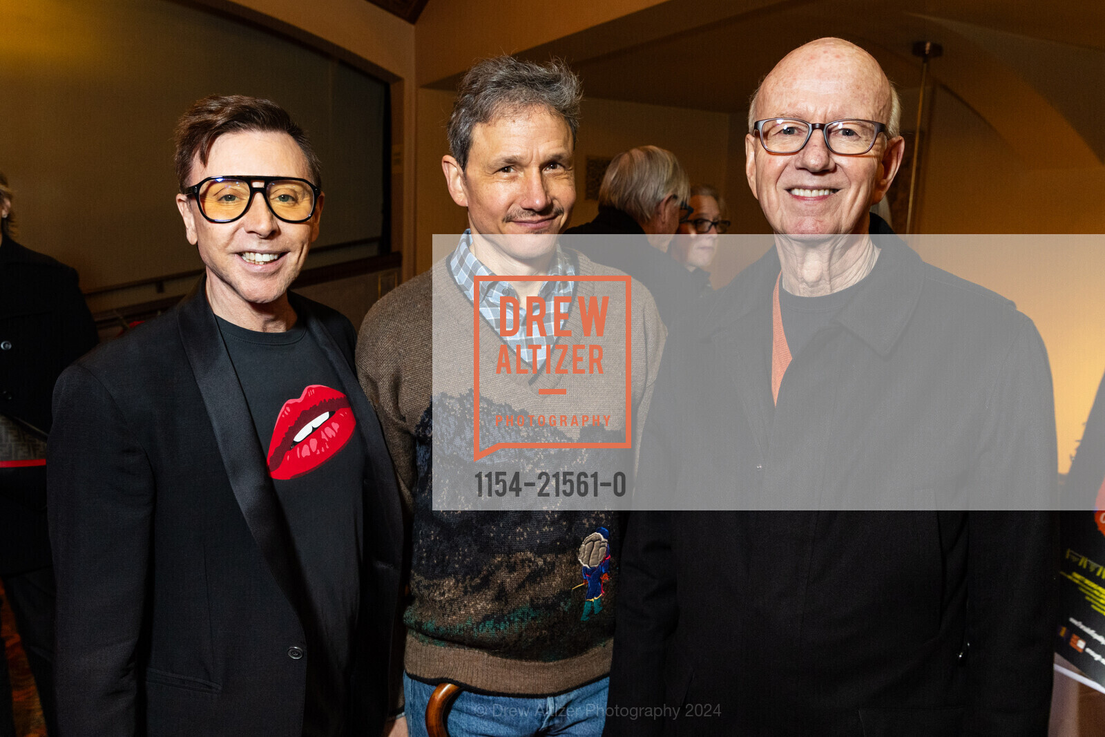 Mark Rhoades, Caesar Alexzander, Tom Horn, 20th Anniversary Celebration Screening of PURSUIT OF EQUALITY, The Castro Theatre. 429 Castro St, SF, CA 94114 US, February 1st, 2024, Photo #1154-21561-0 Mark Rhoades, Caesar Alexzander, Tom Horn, Photo #1154-21561-0